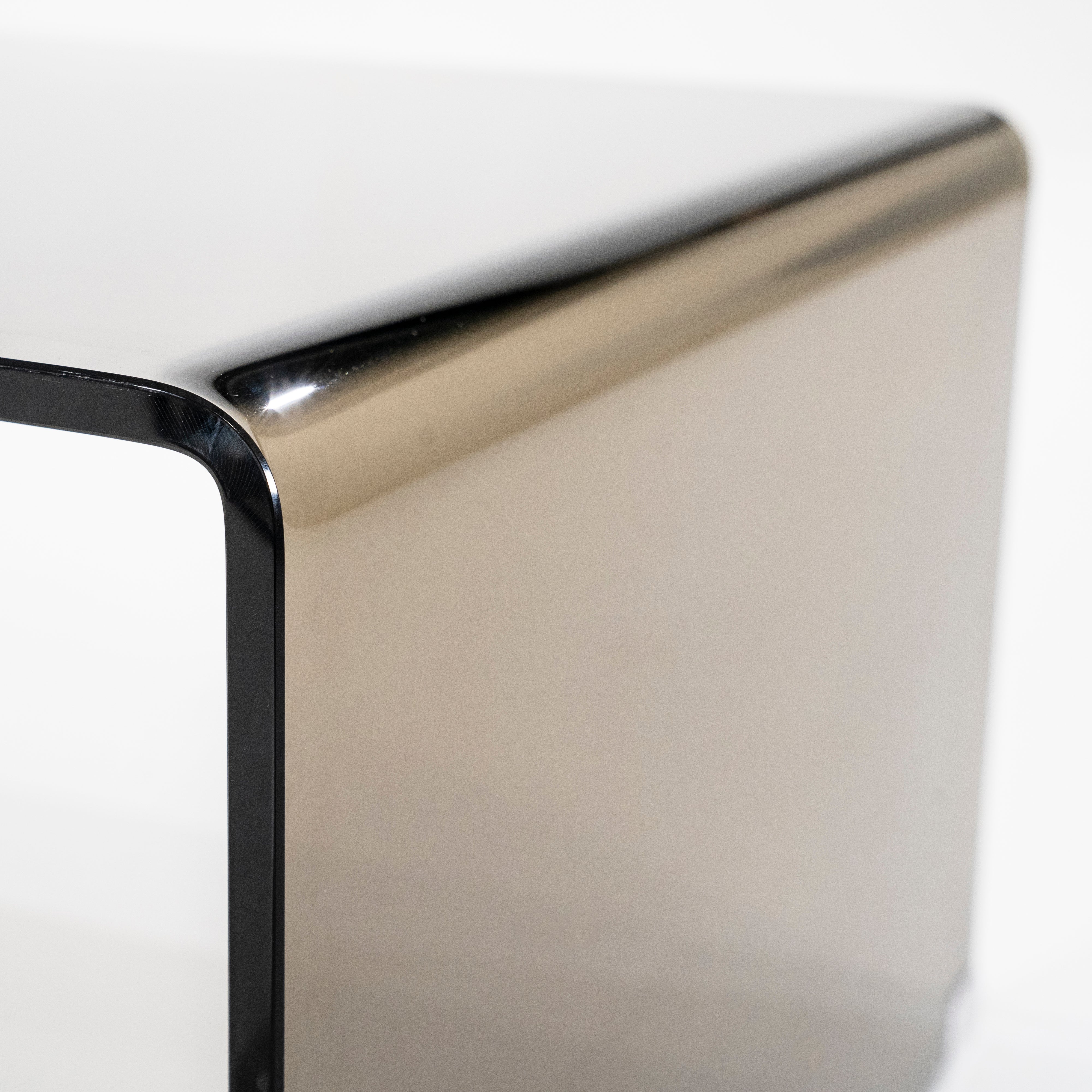 SHADOW Side Table Brown Glass