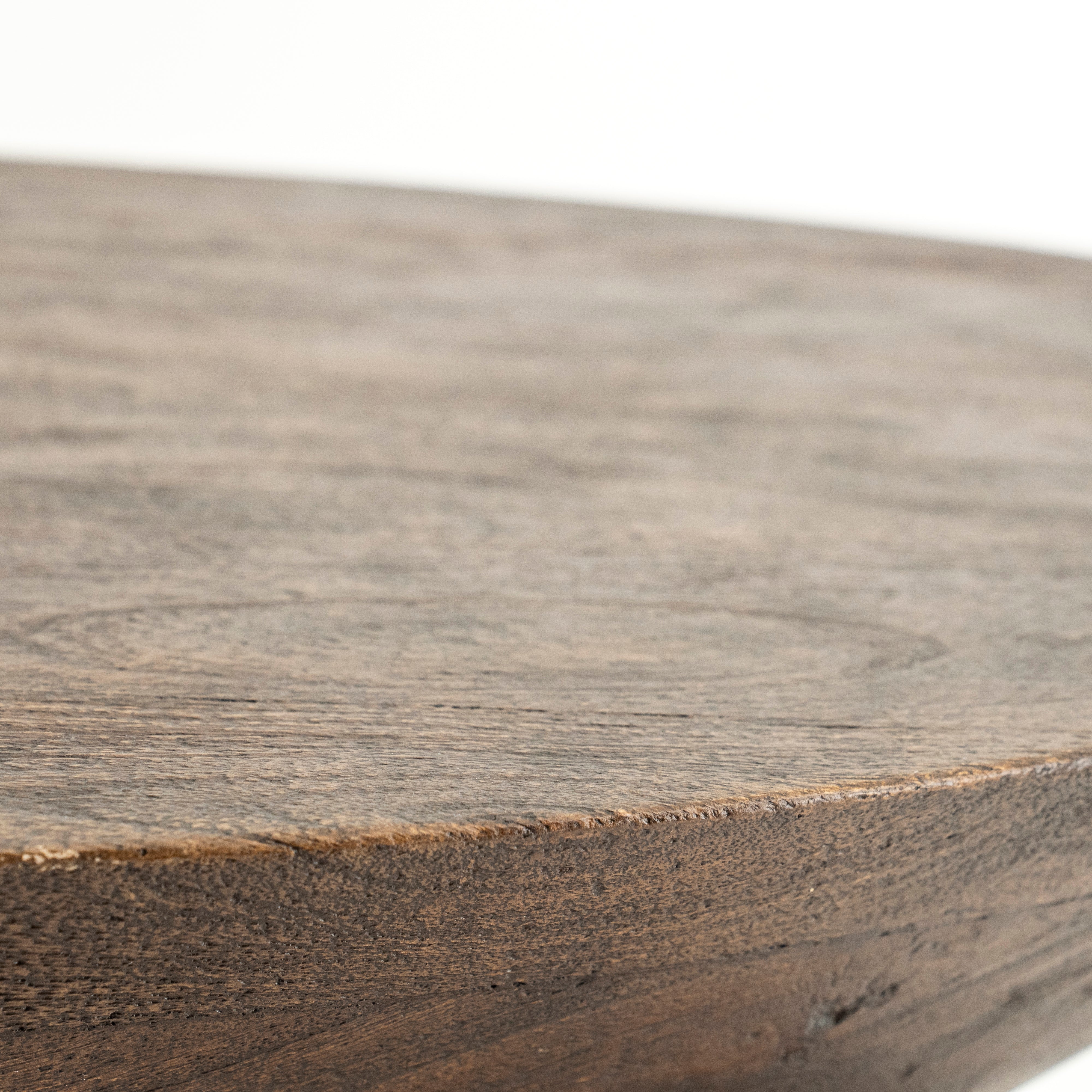 COBBLE coffee table dark brown mango wood