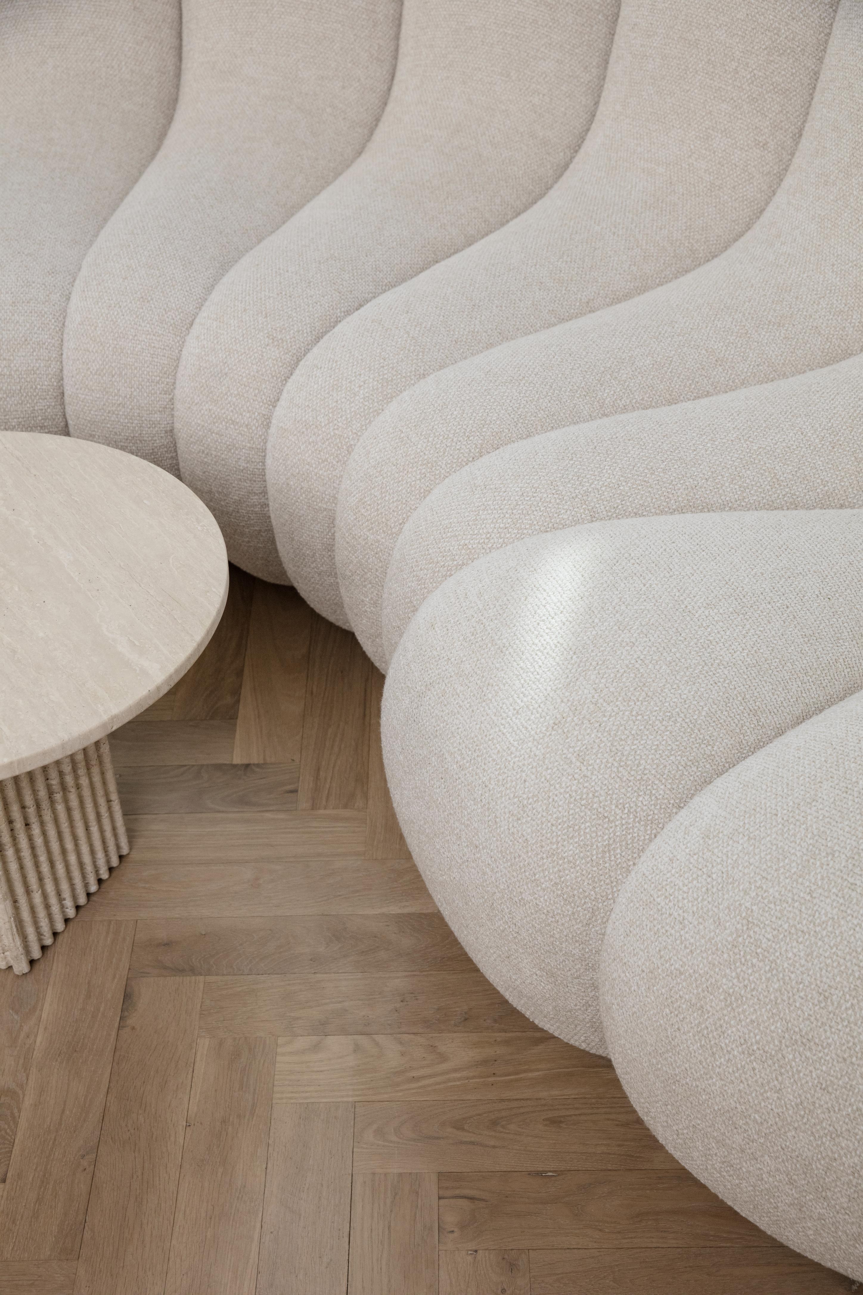 SOHO travertine coffee table