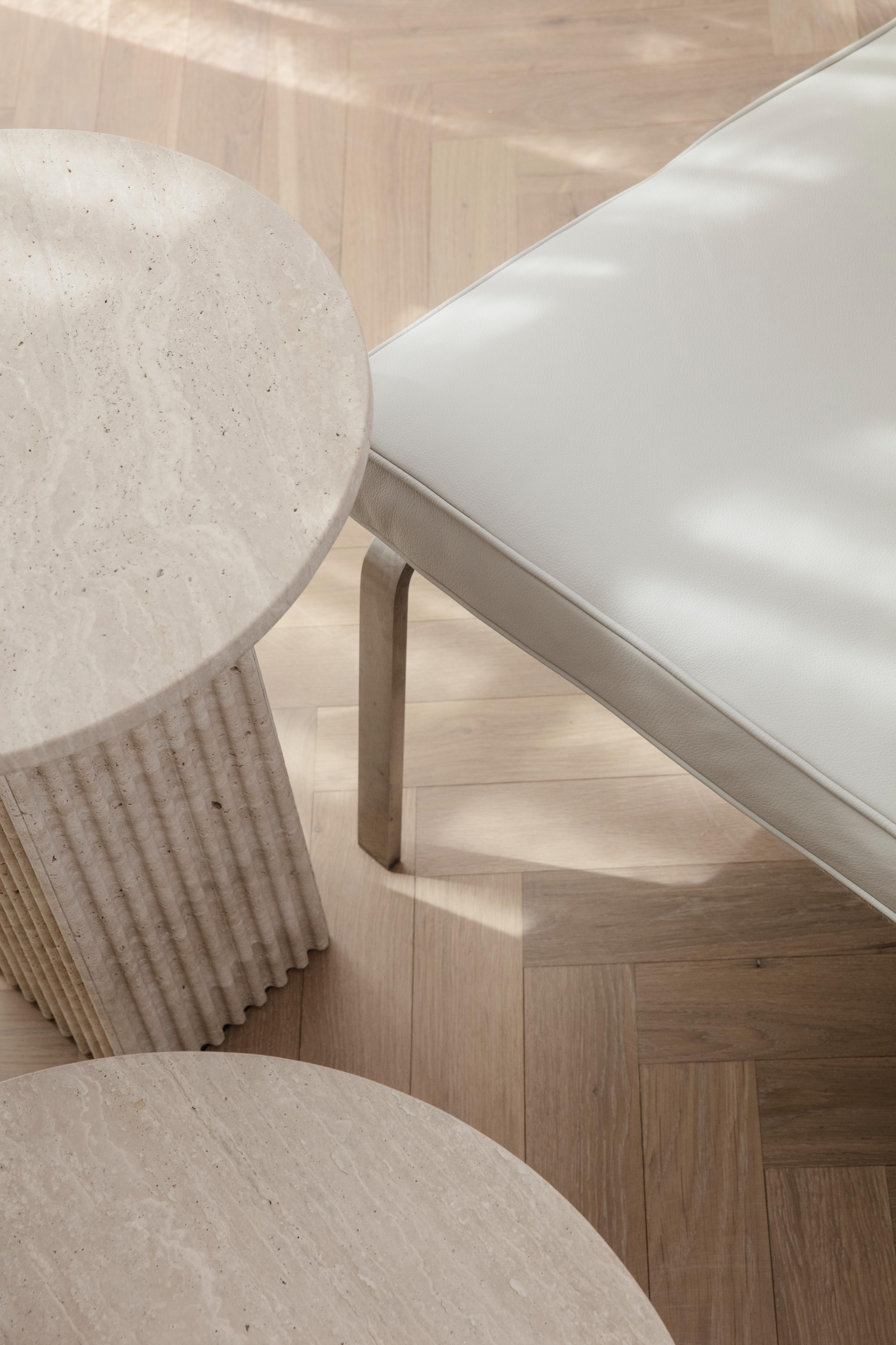 SOHO travertine coffee table