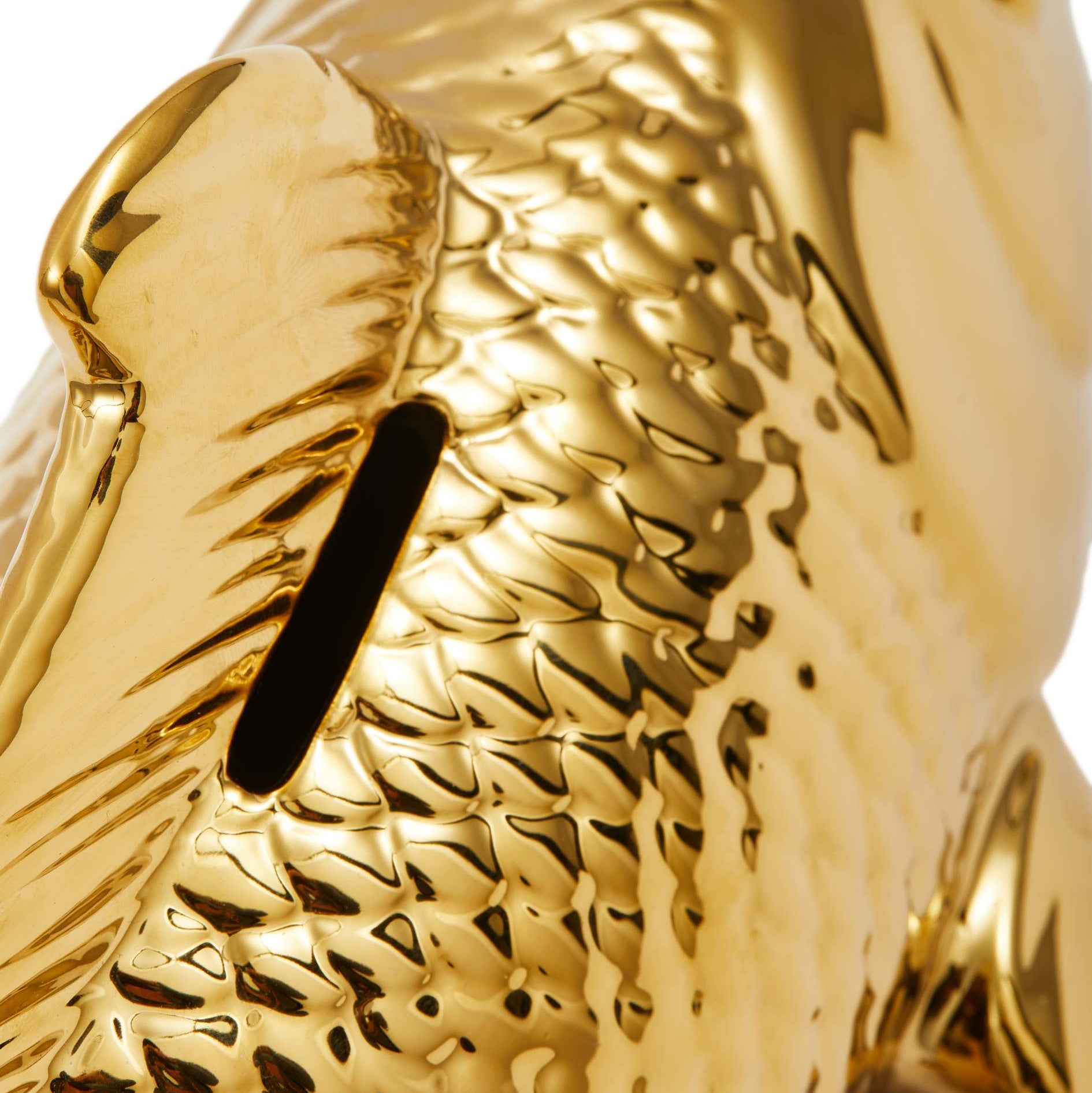 Skarbonka FISCH SPARDOSE gold