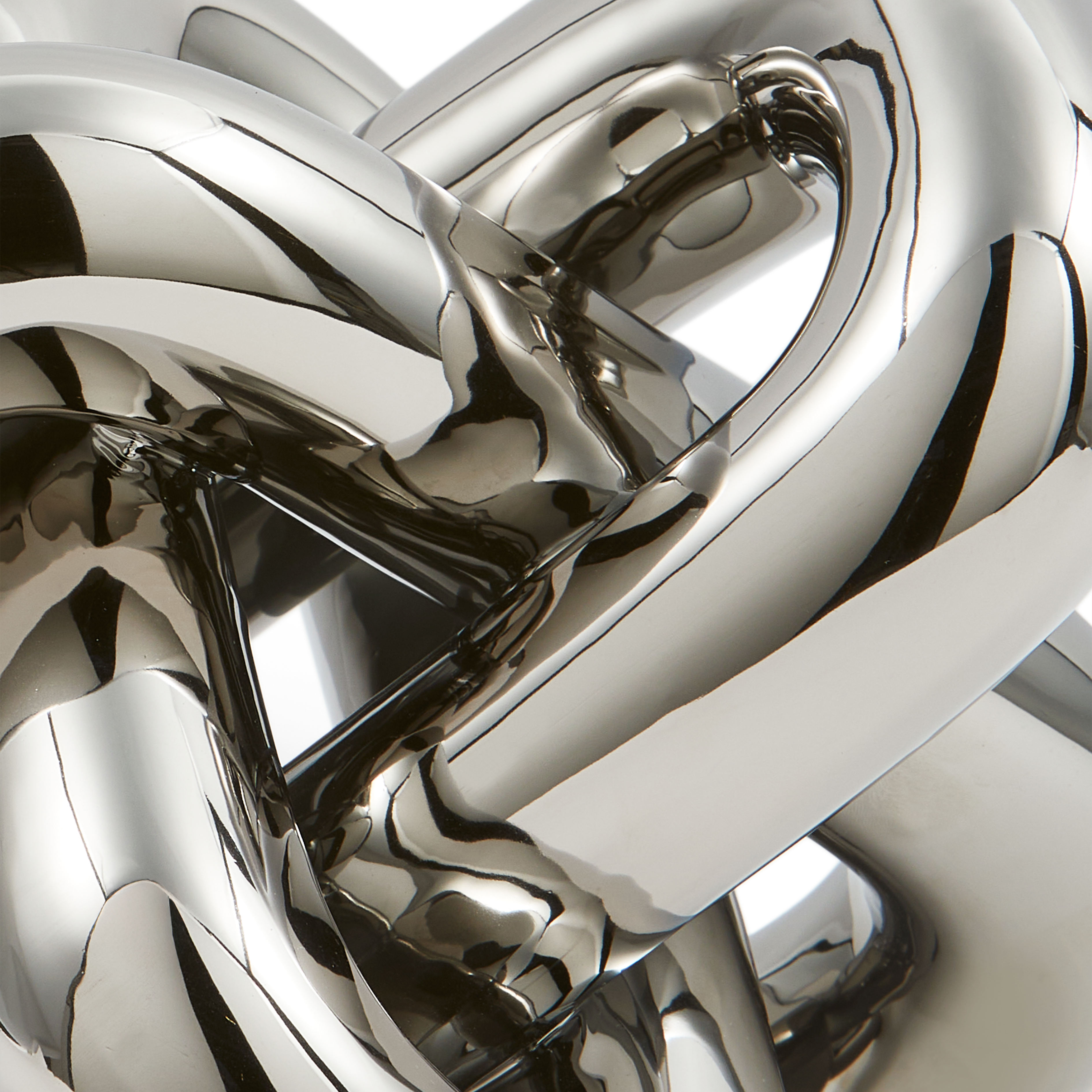 Decorative Figure MOVING CHAIN Silver