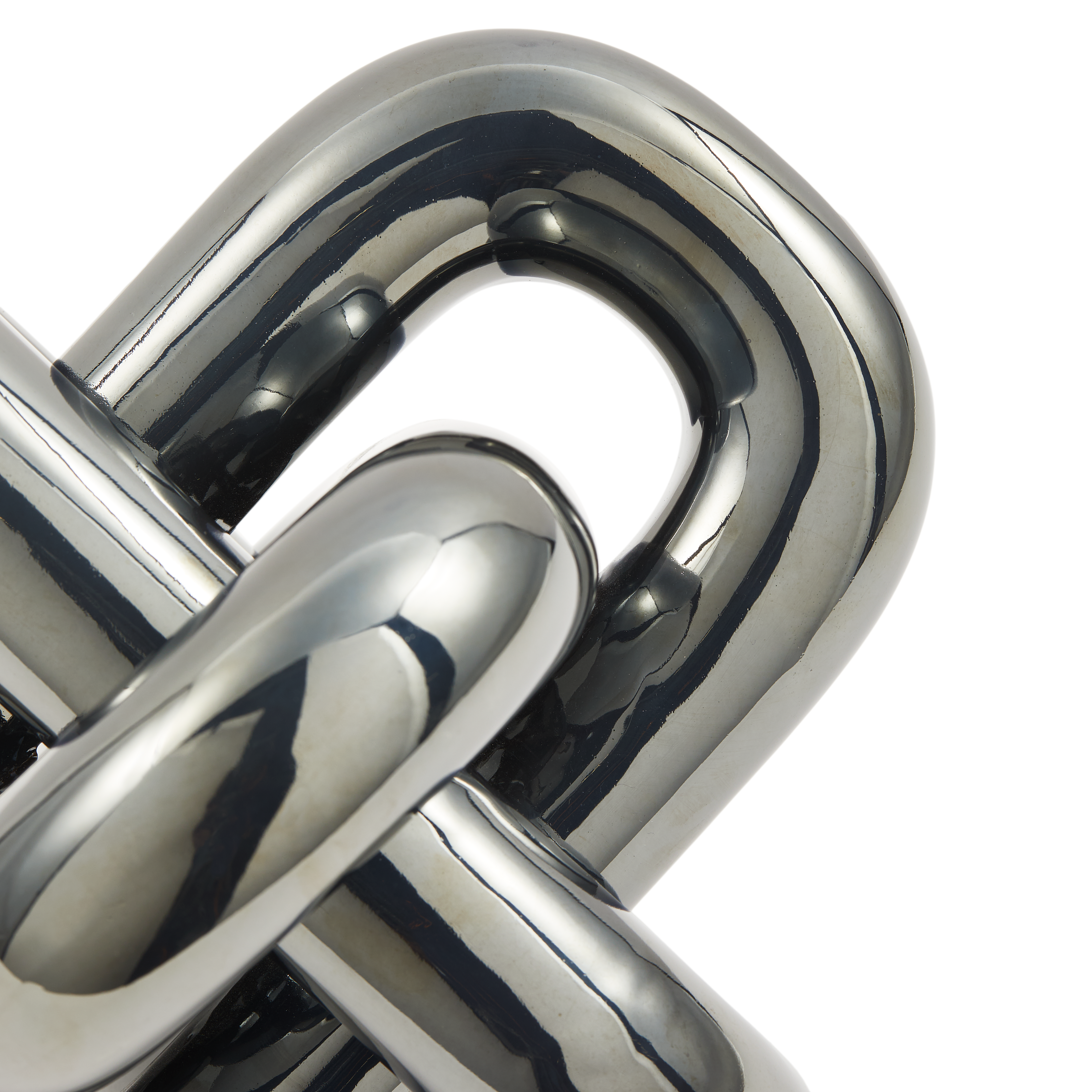 Dekorative Figur MOVING CHAIN dunkelgrau