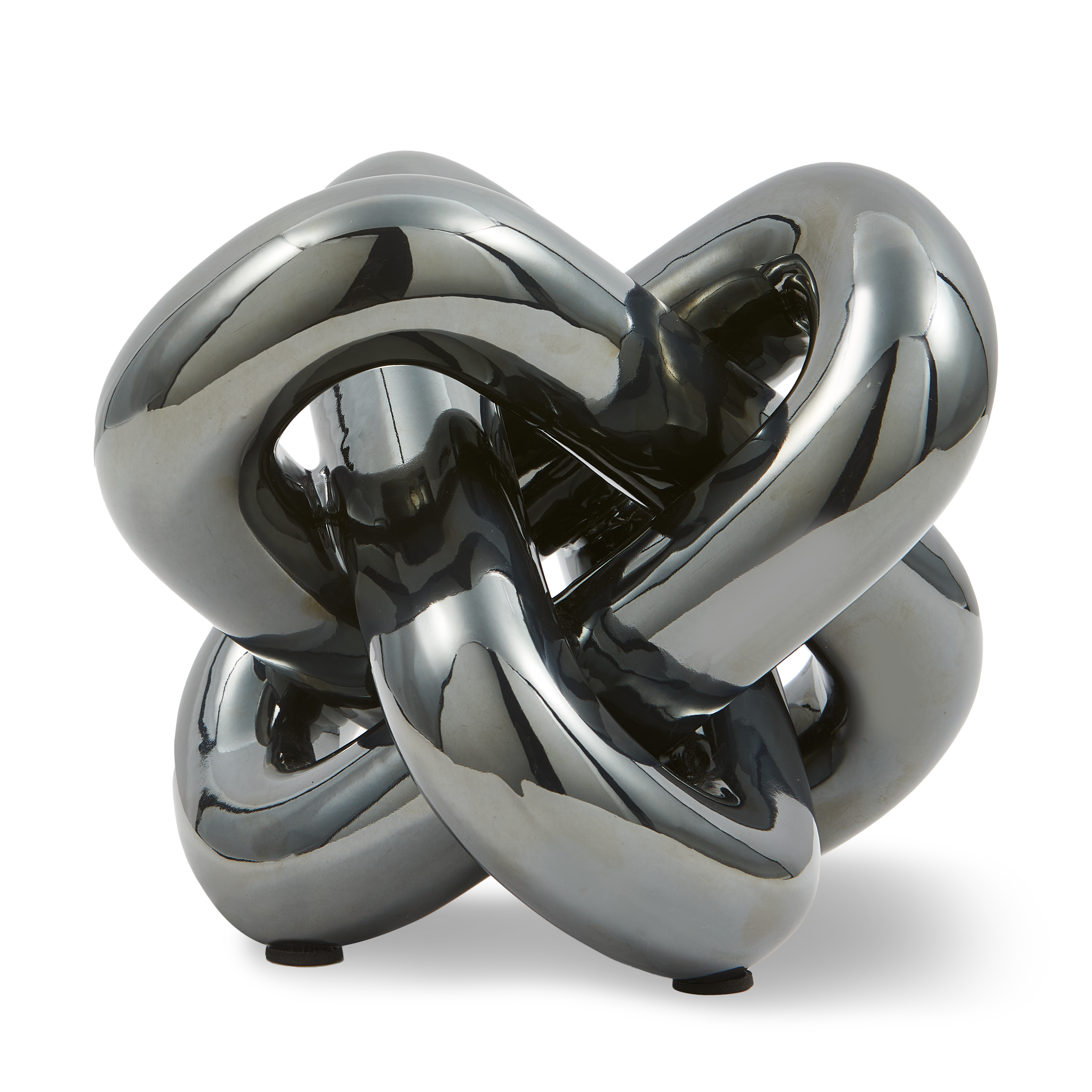 Dekorative Figur MOVING CHAIN dunkelgrau