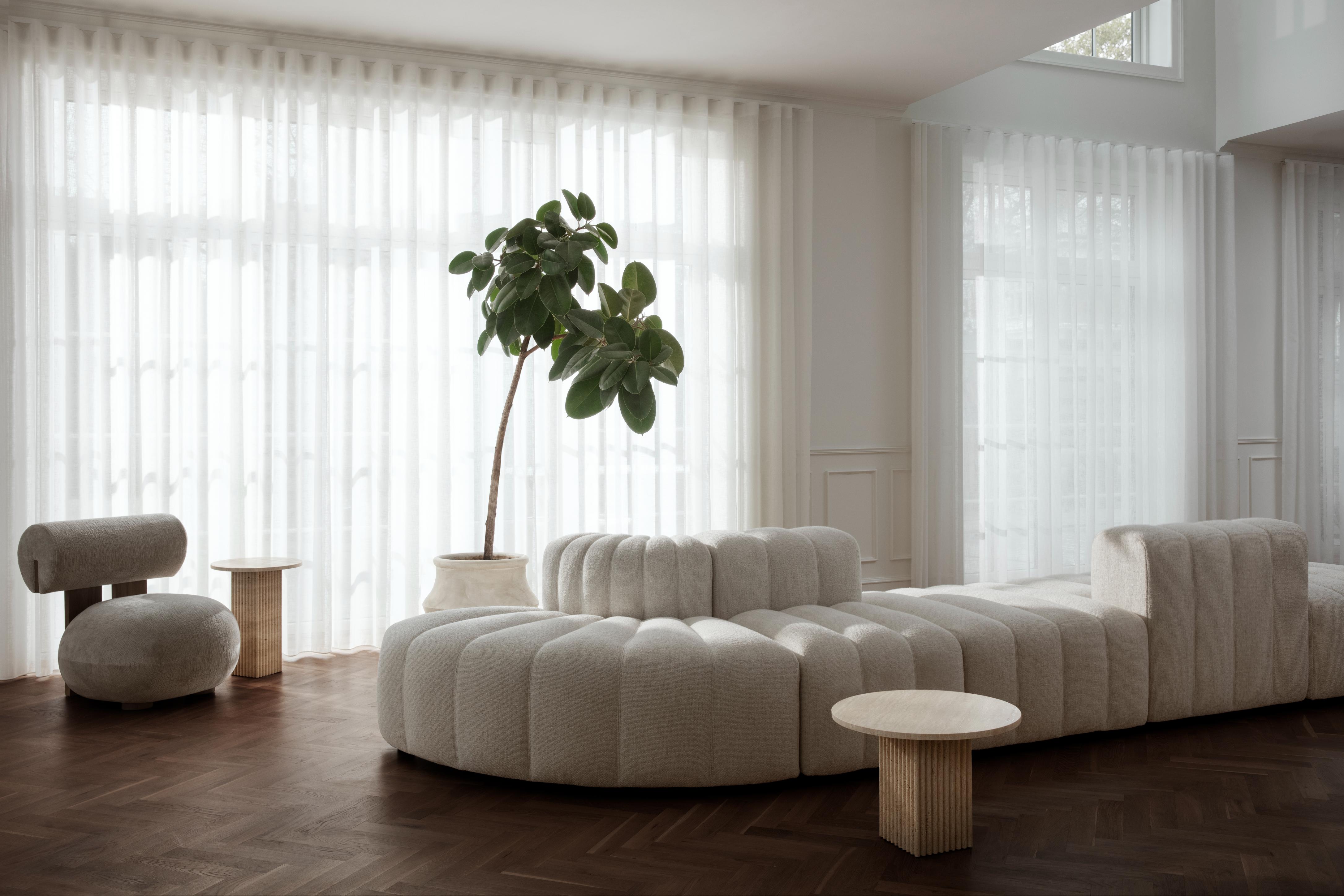 SOHO travertine coffee table