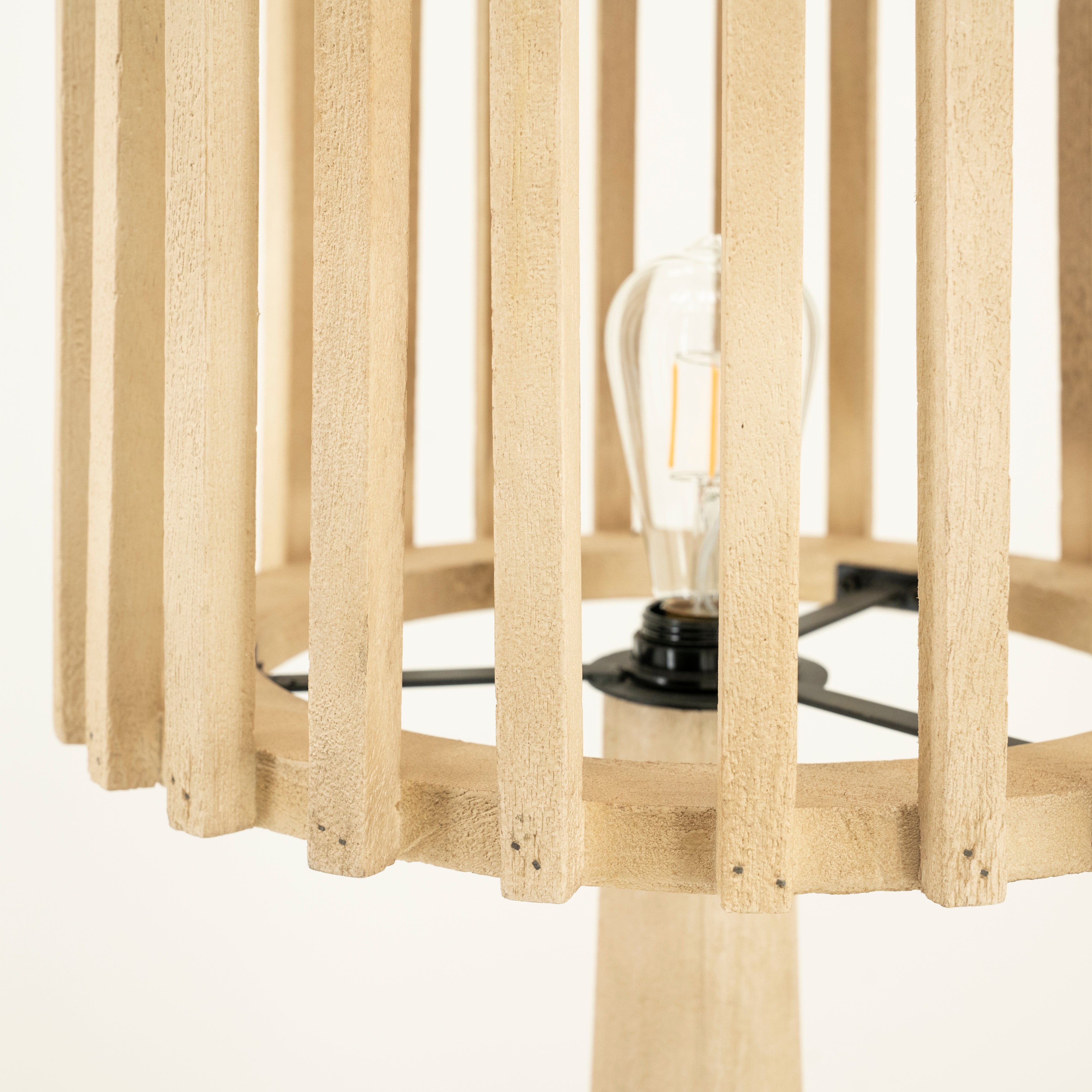 Stehlampe GUARD aus Mangoholz