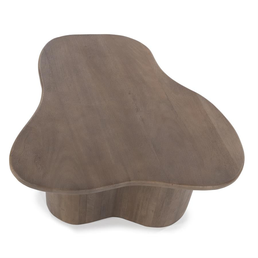 FALL coffee table set dark brown mango wood