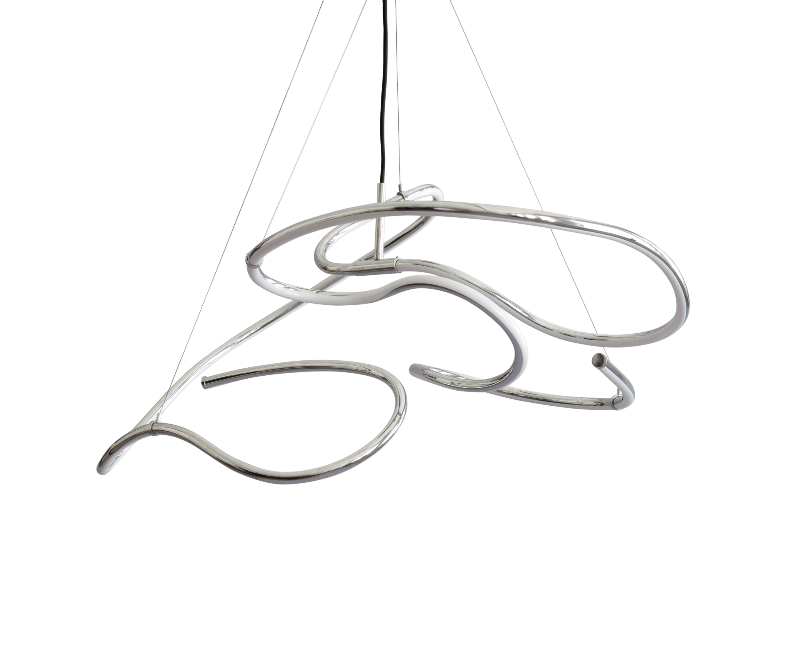 GHOST chrome chandelier