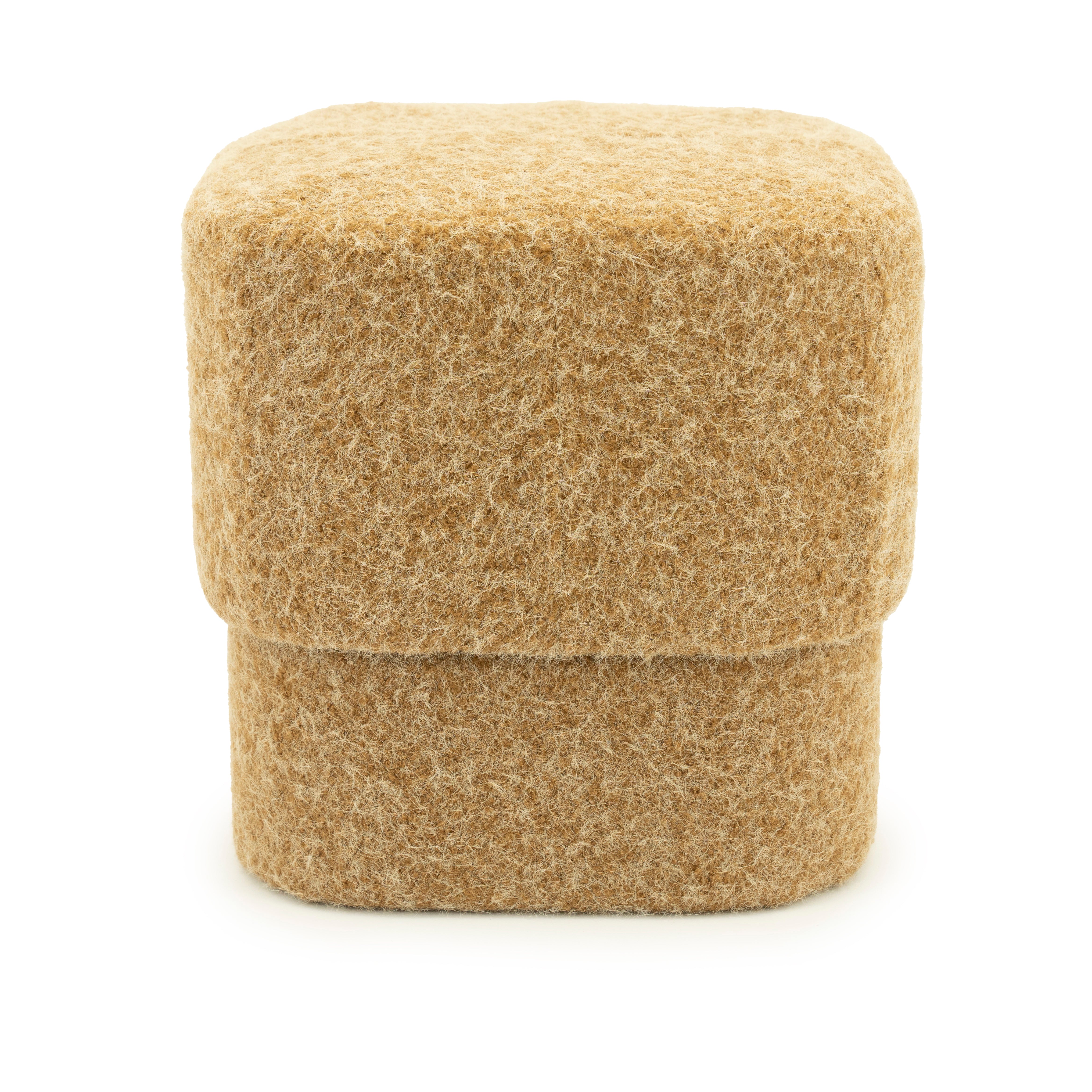 Pouf KELSO senfgelb