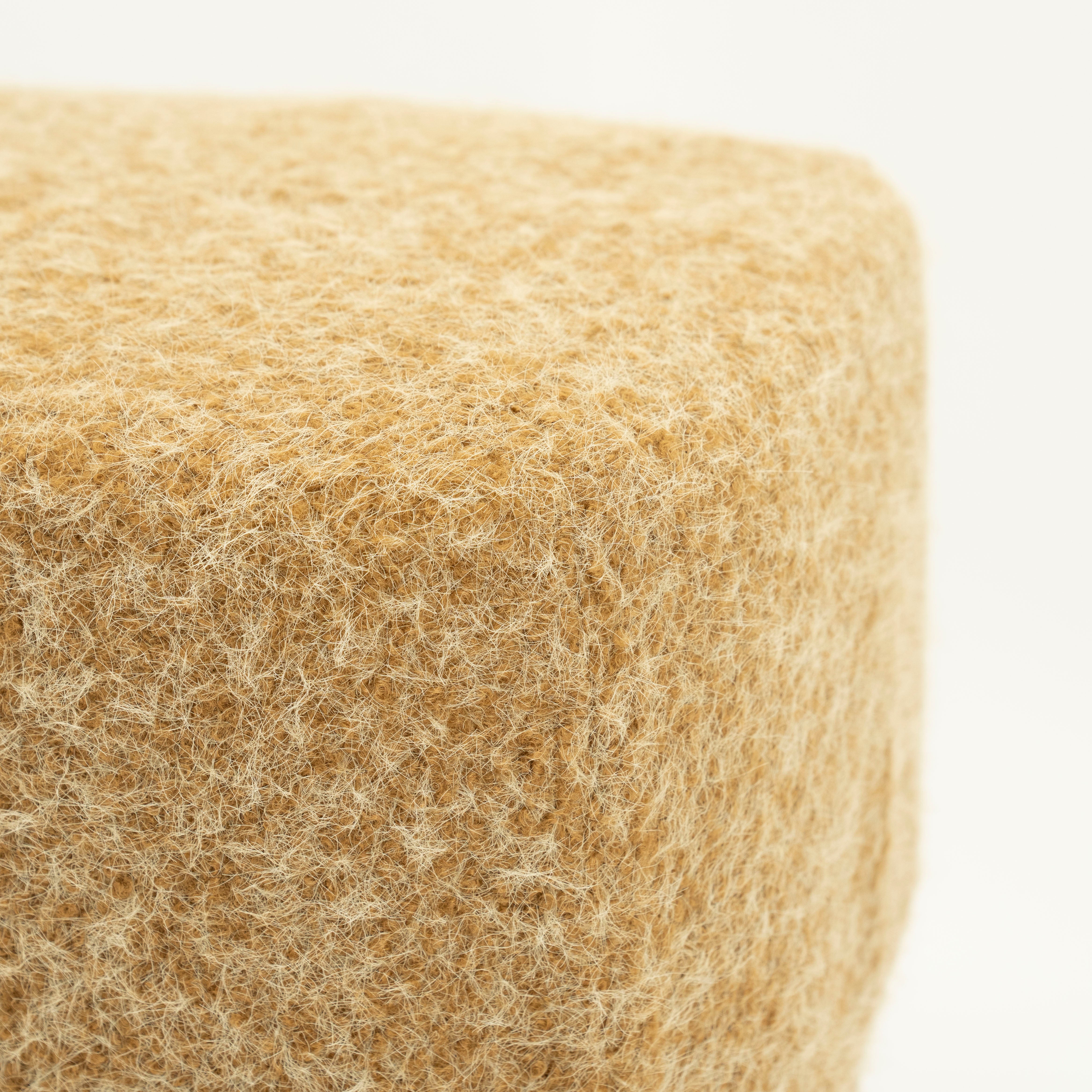 Pouf KELSO senfgelb