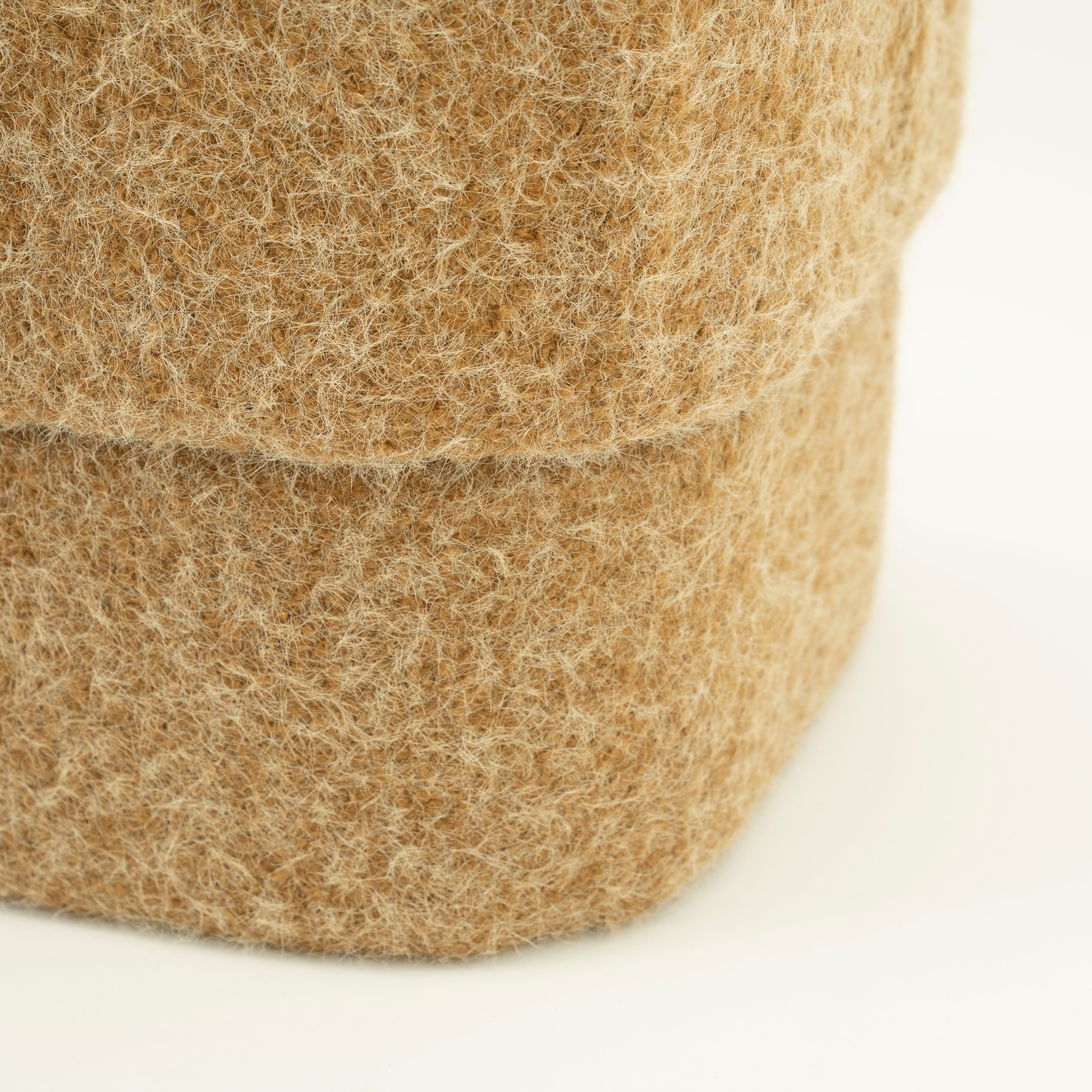 Pouf KELSO senfgelb