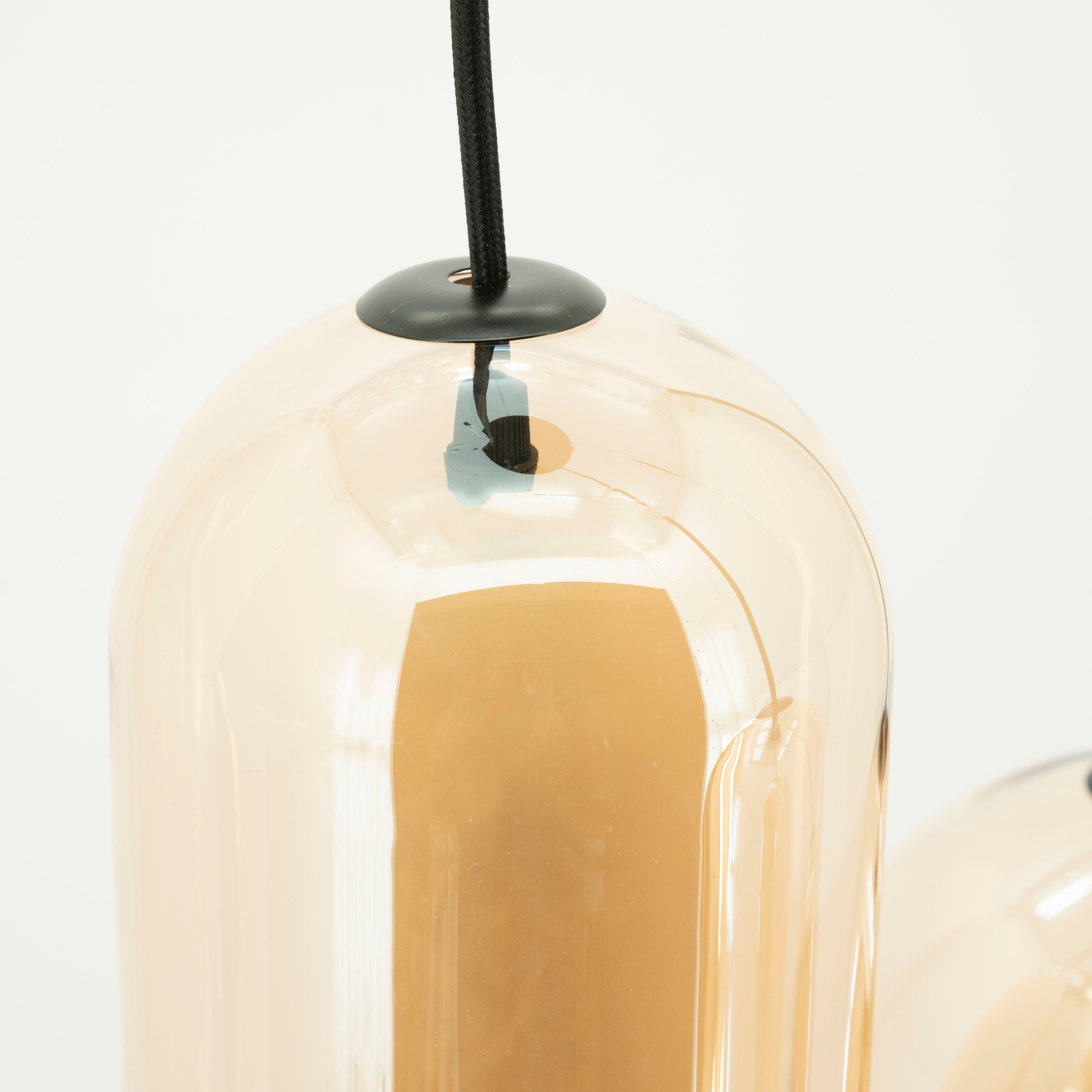 SHONA gold glass chandelier