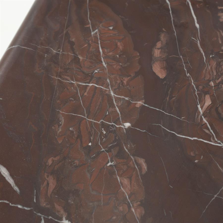 Beistelltisch DICE bordeaux Marmor