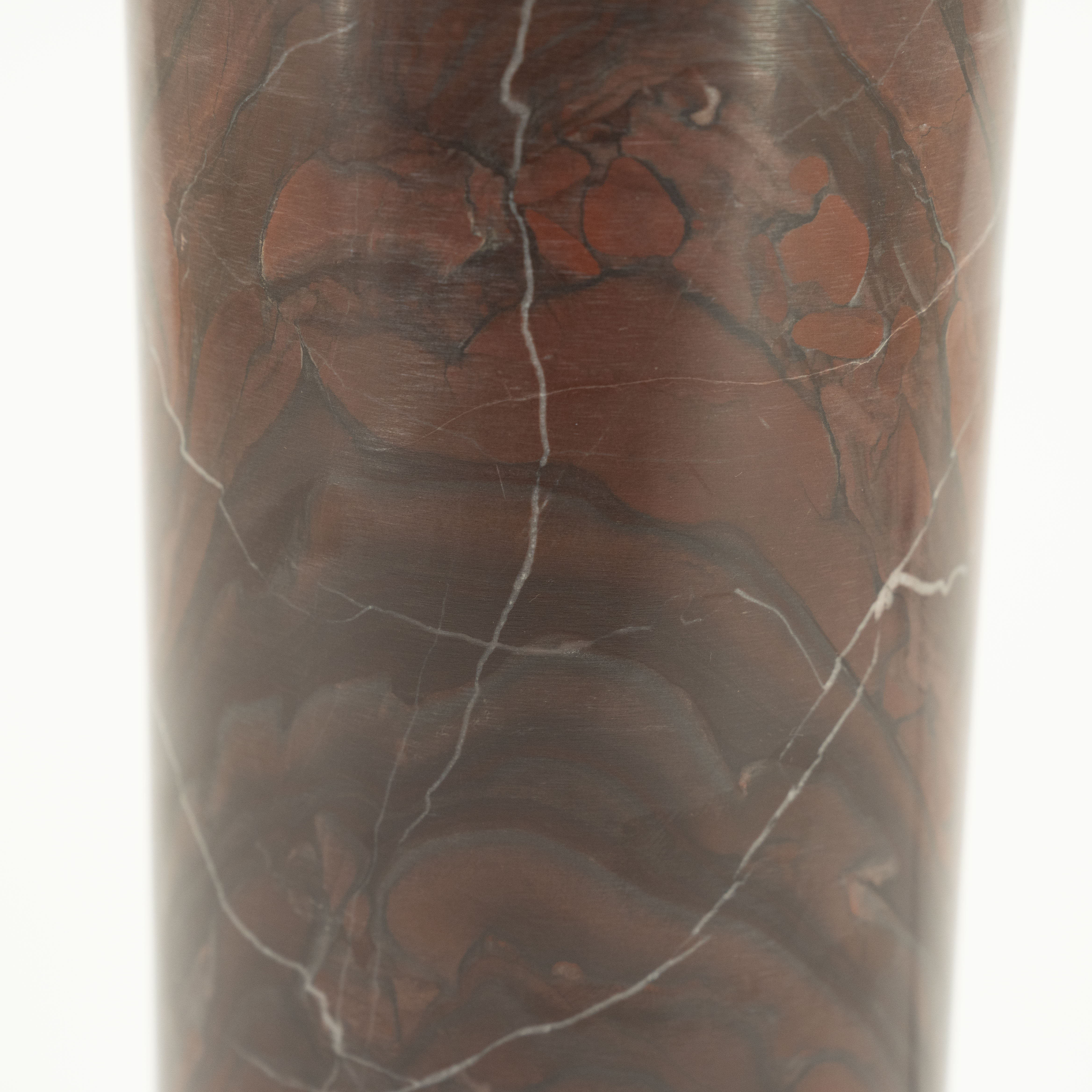 ROSSO table lamp brown marble