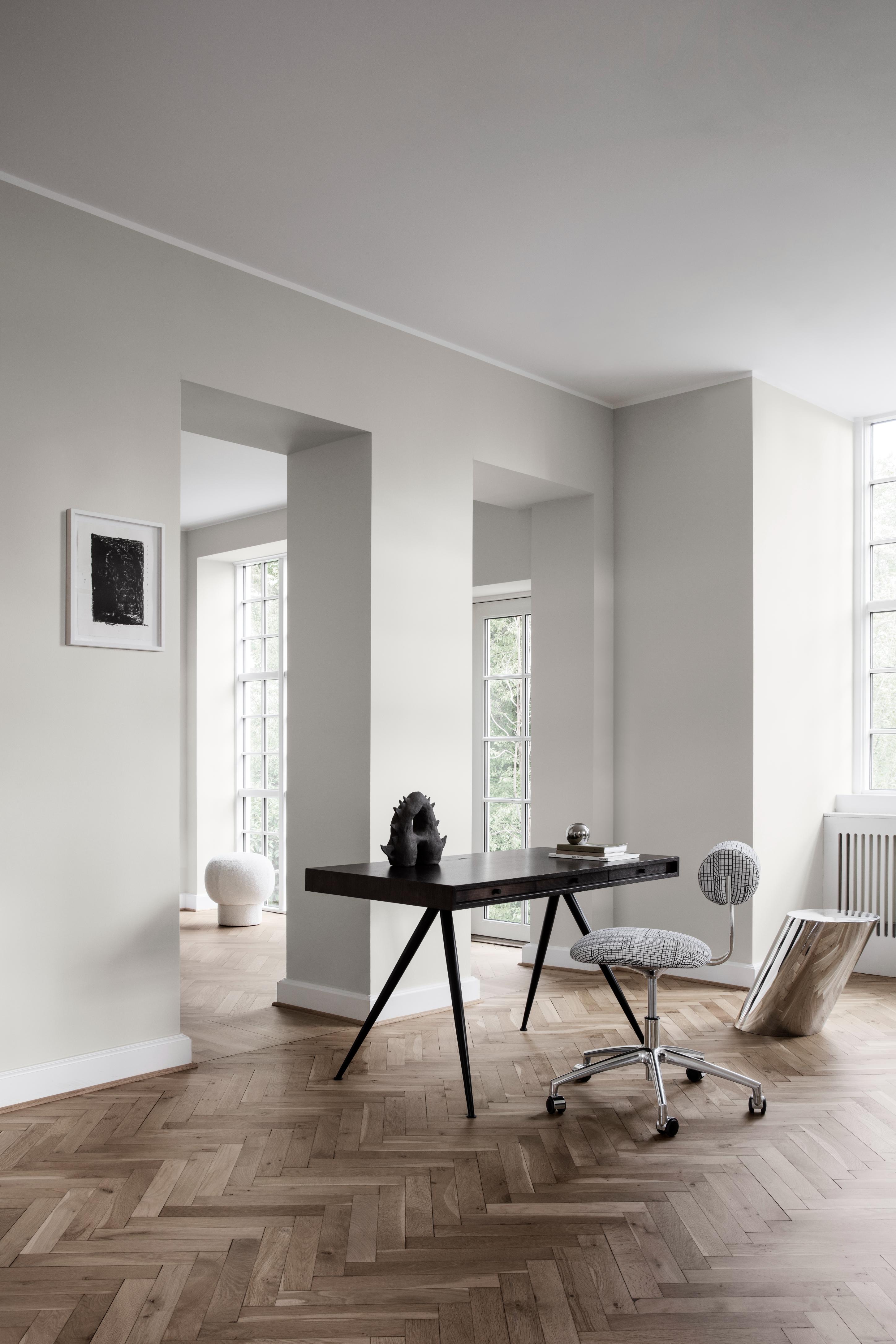 TILT Side Table in Polished Stainless Steel