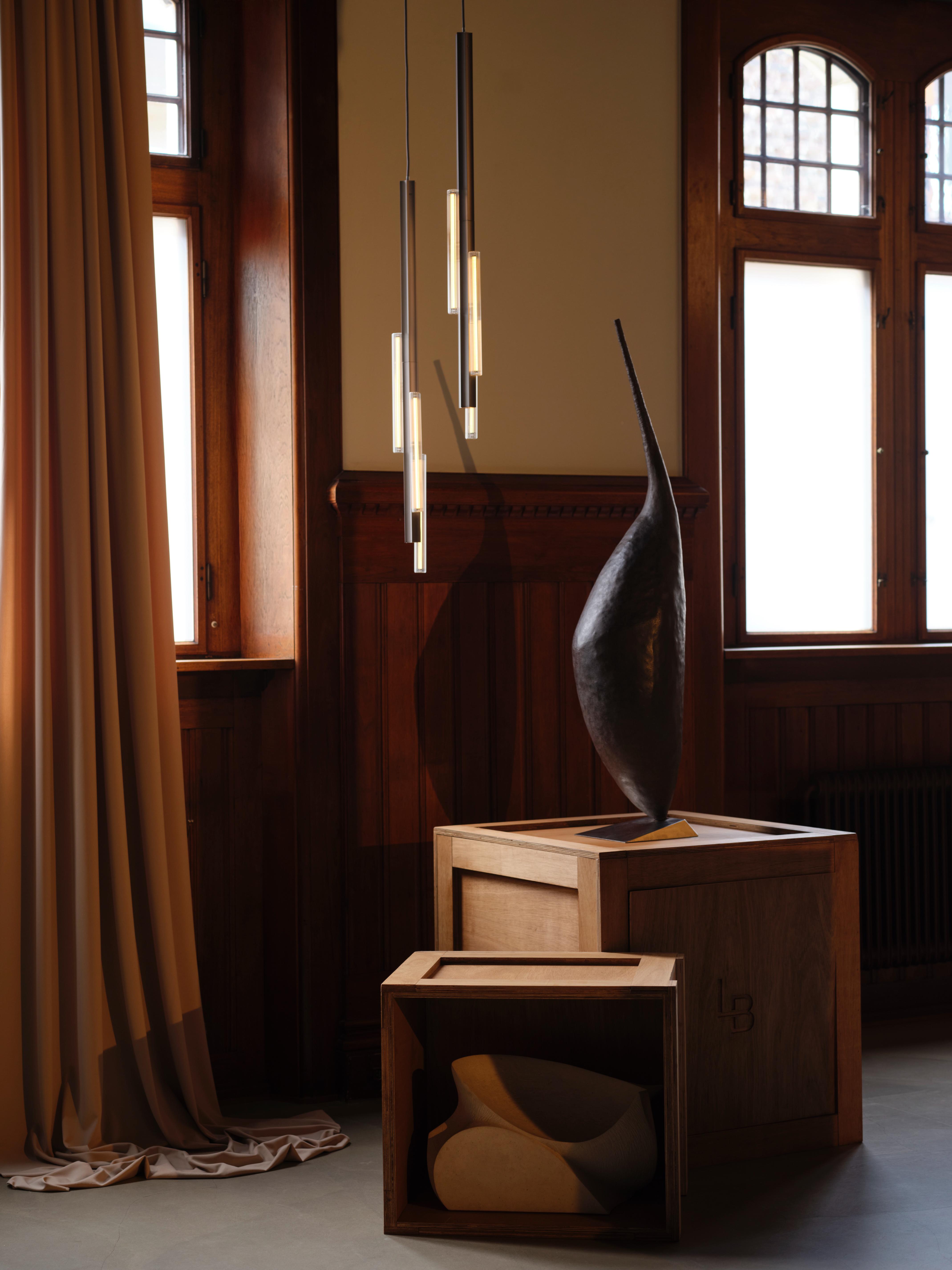 HAIL Pendant Lamp in Brushed Bronze