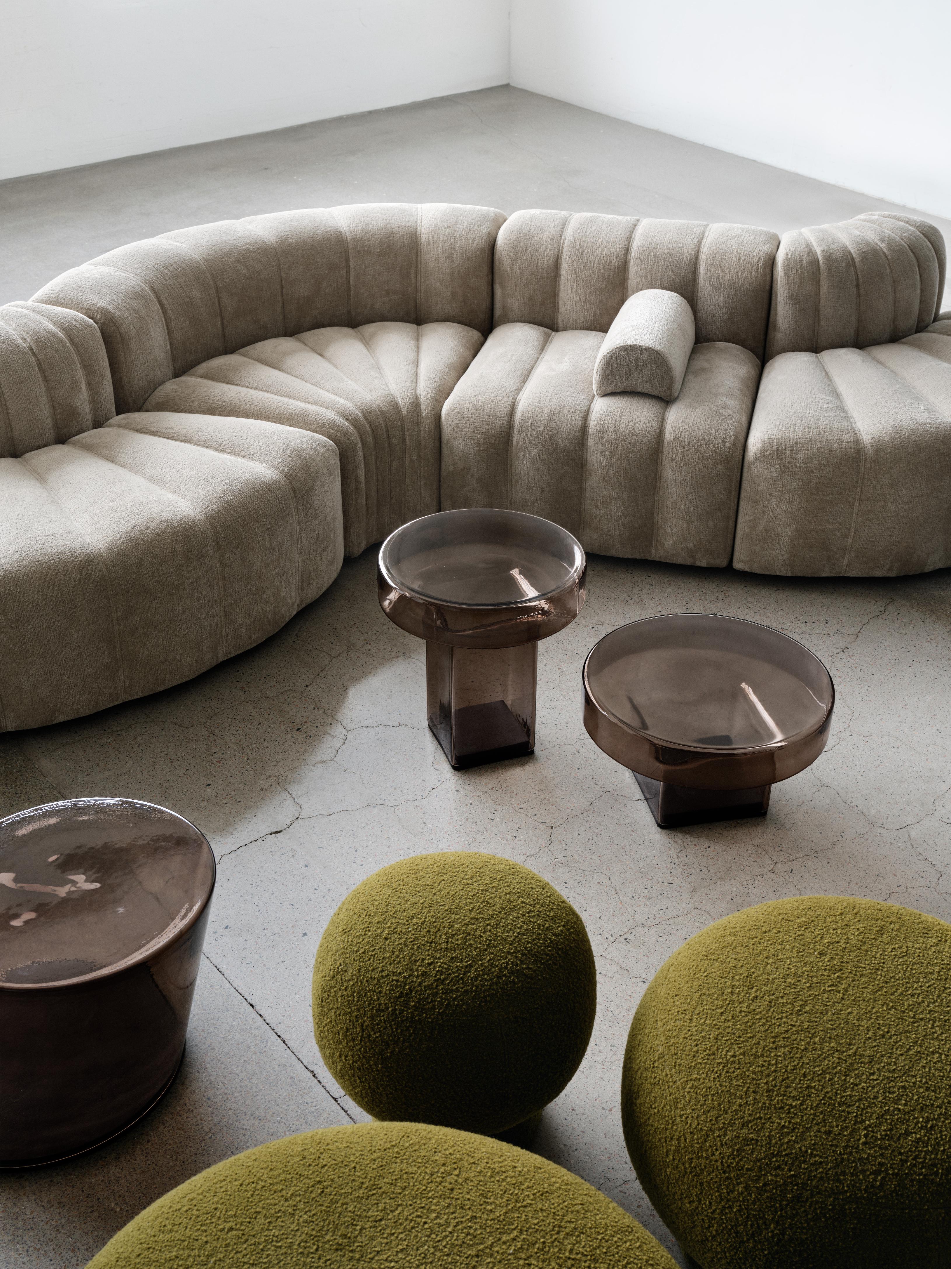 TILT Coffee Table with Smoked Glass
