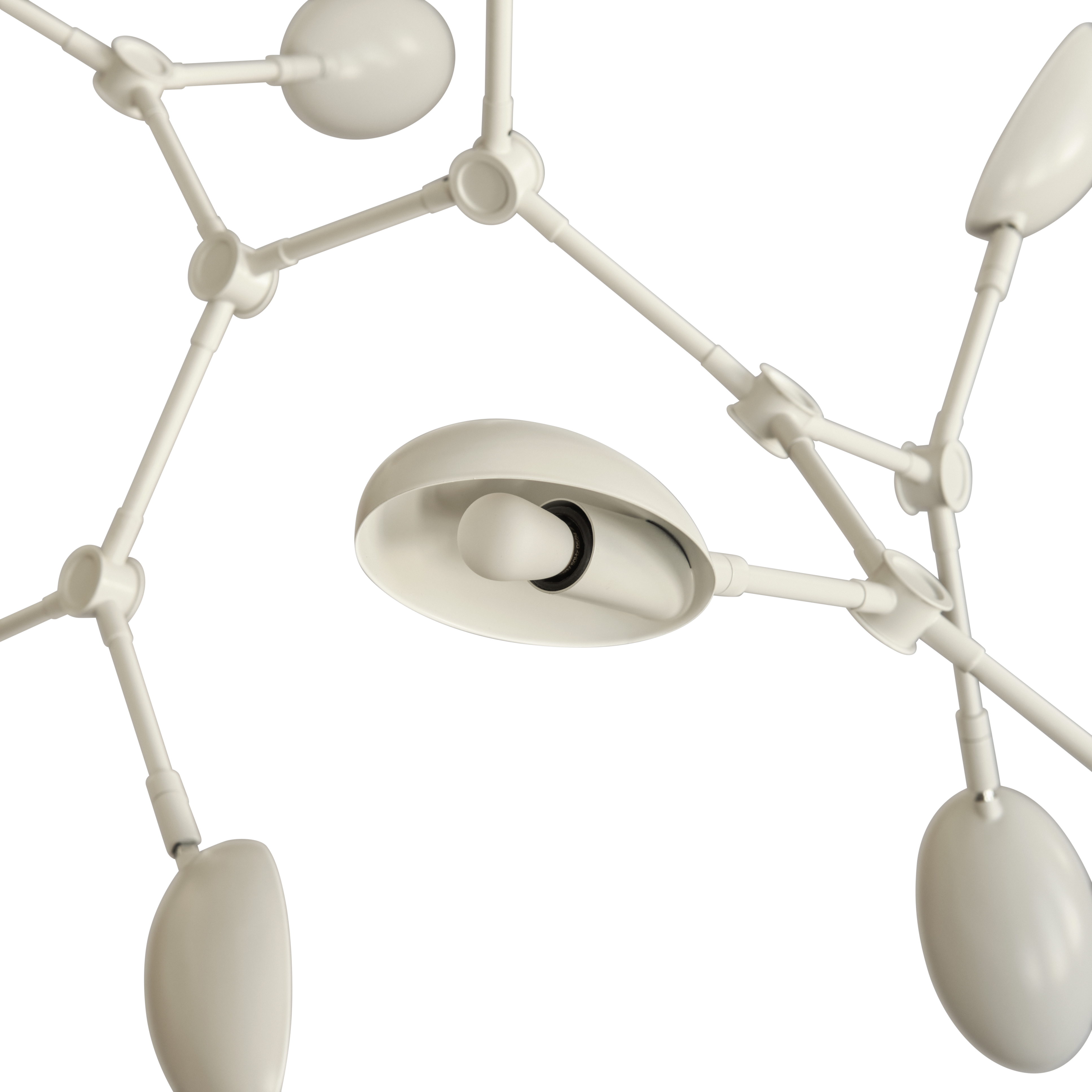 DROP chandelier white