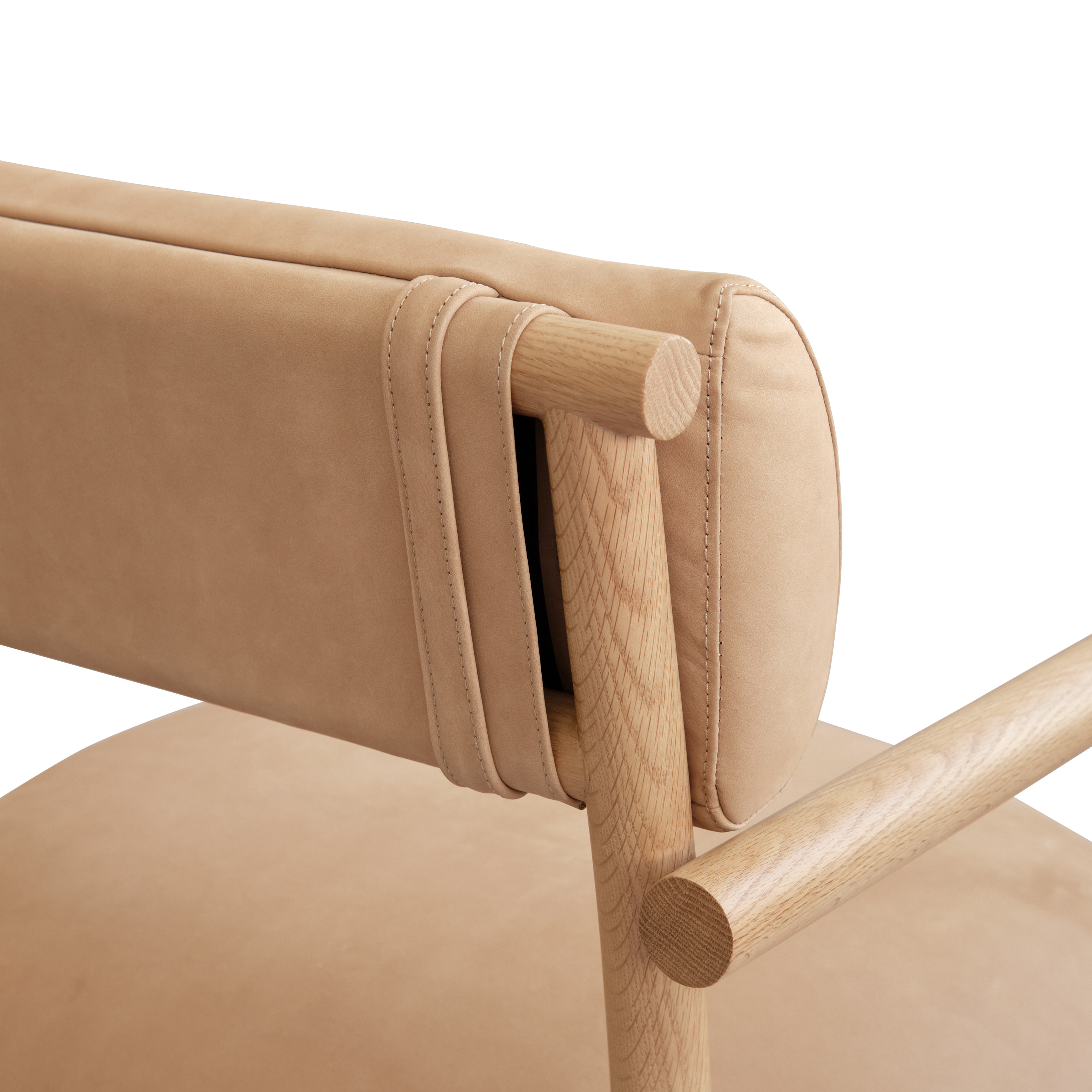 NAMA Armchair warm beige nubuck