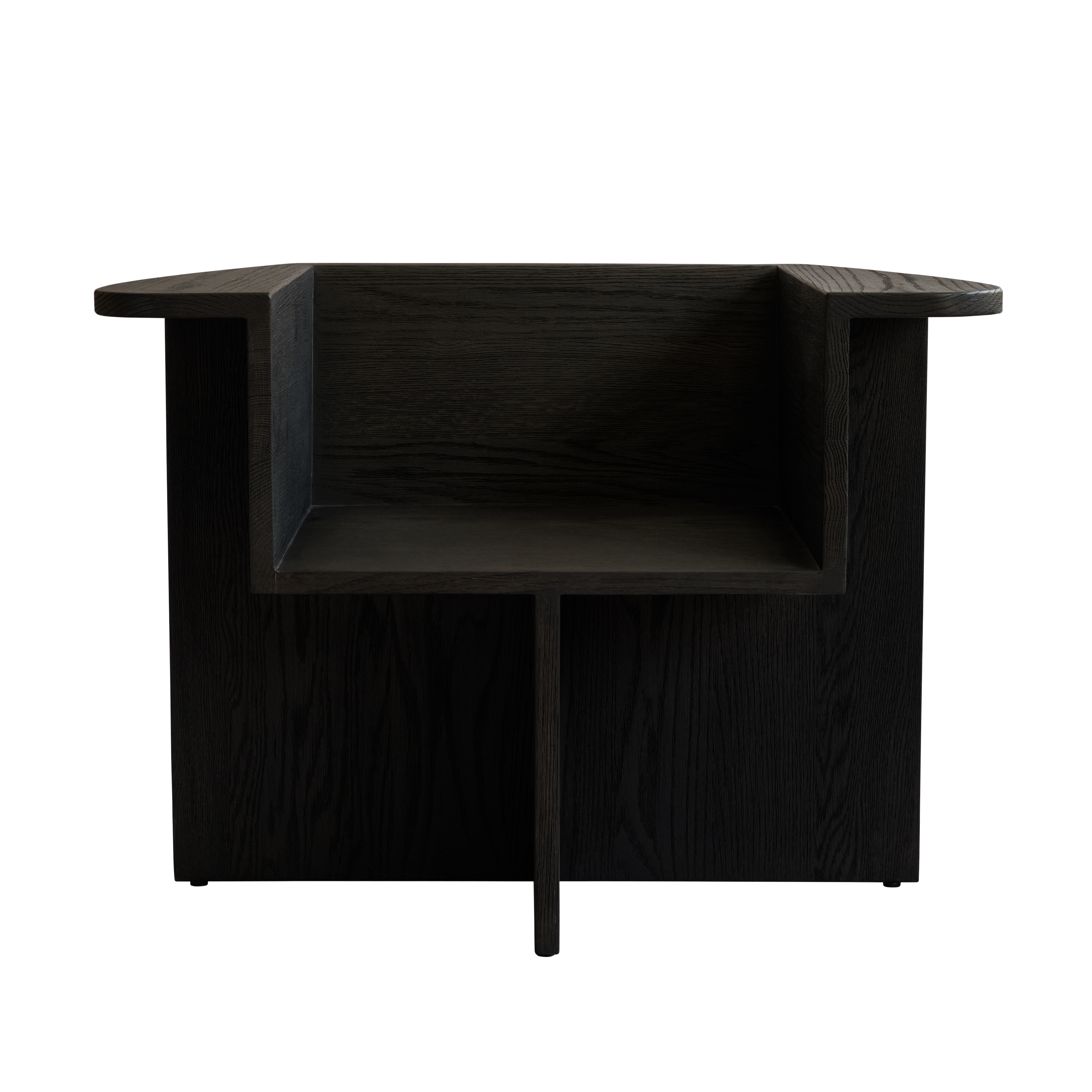 BRUTUS armchair black oak