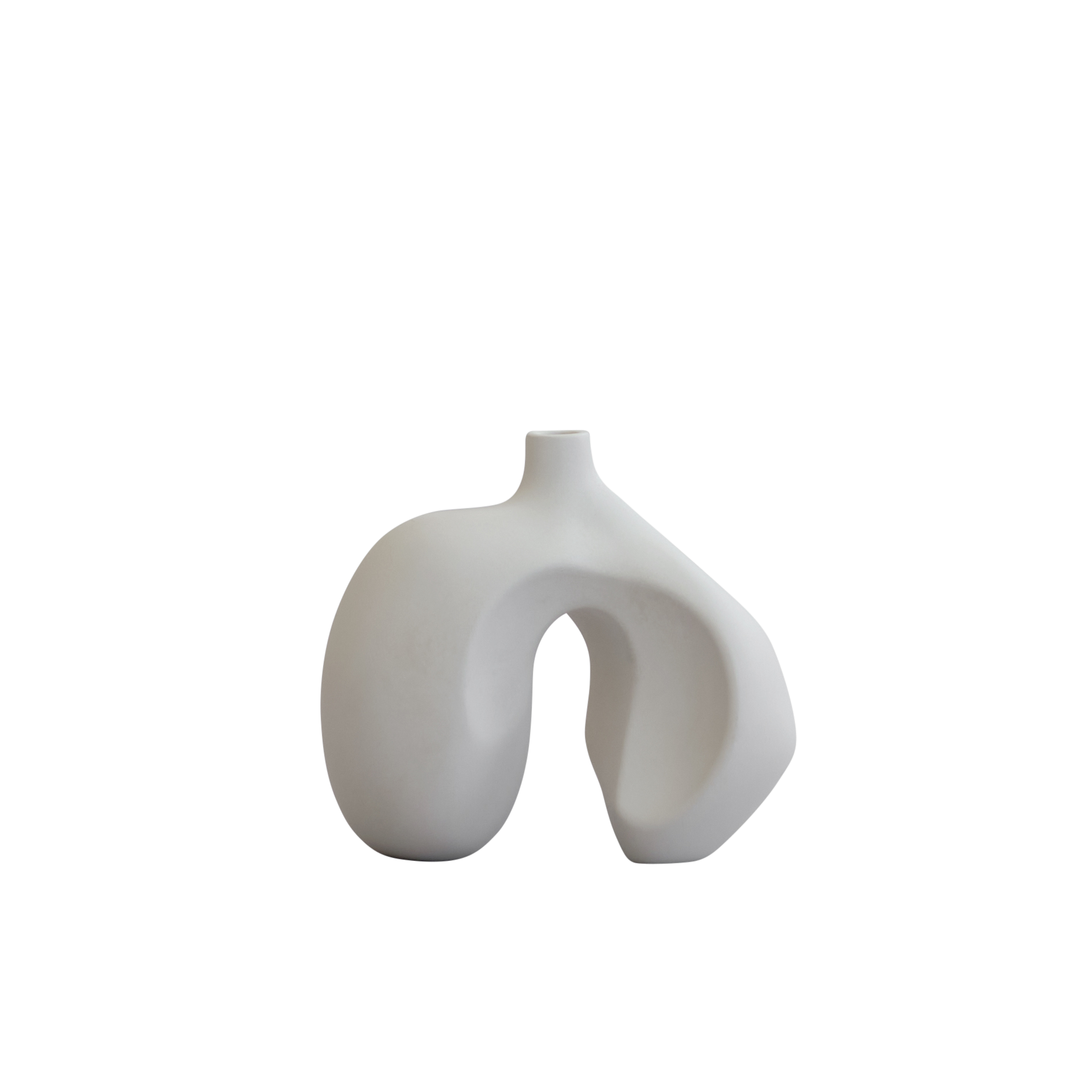 White NI Vase
