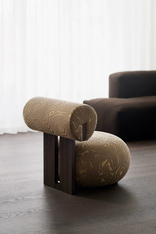 Hippo upholstered armchair