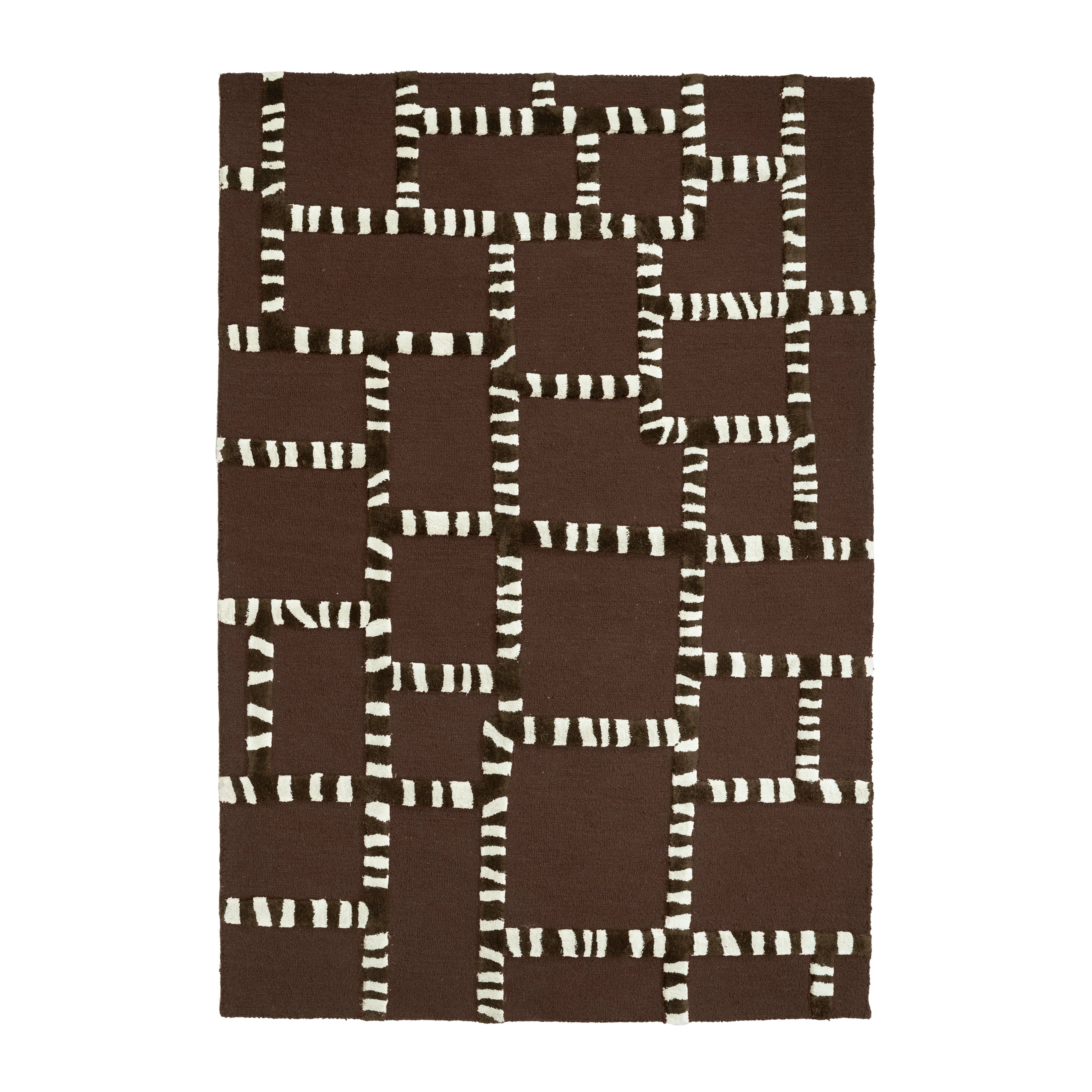 Dywan STRIPESCAPE brązowy