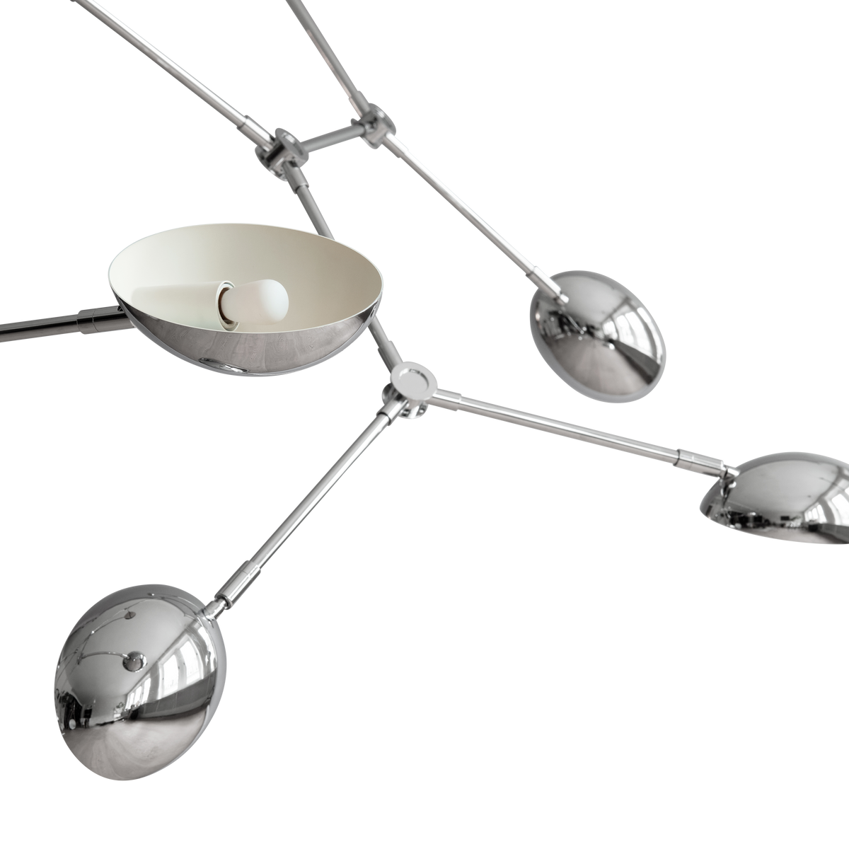 DROP chandelier chrome