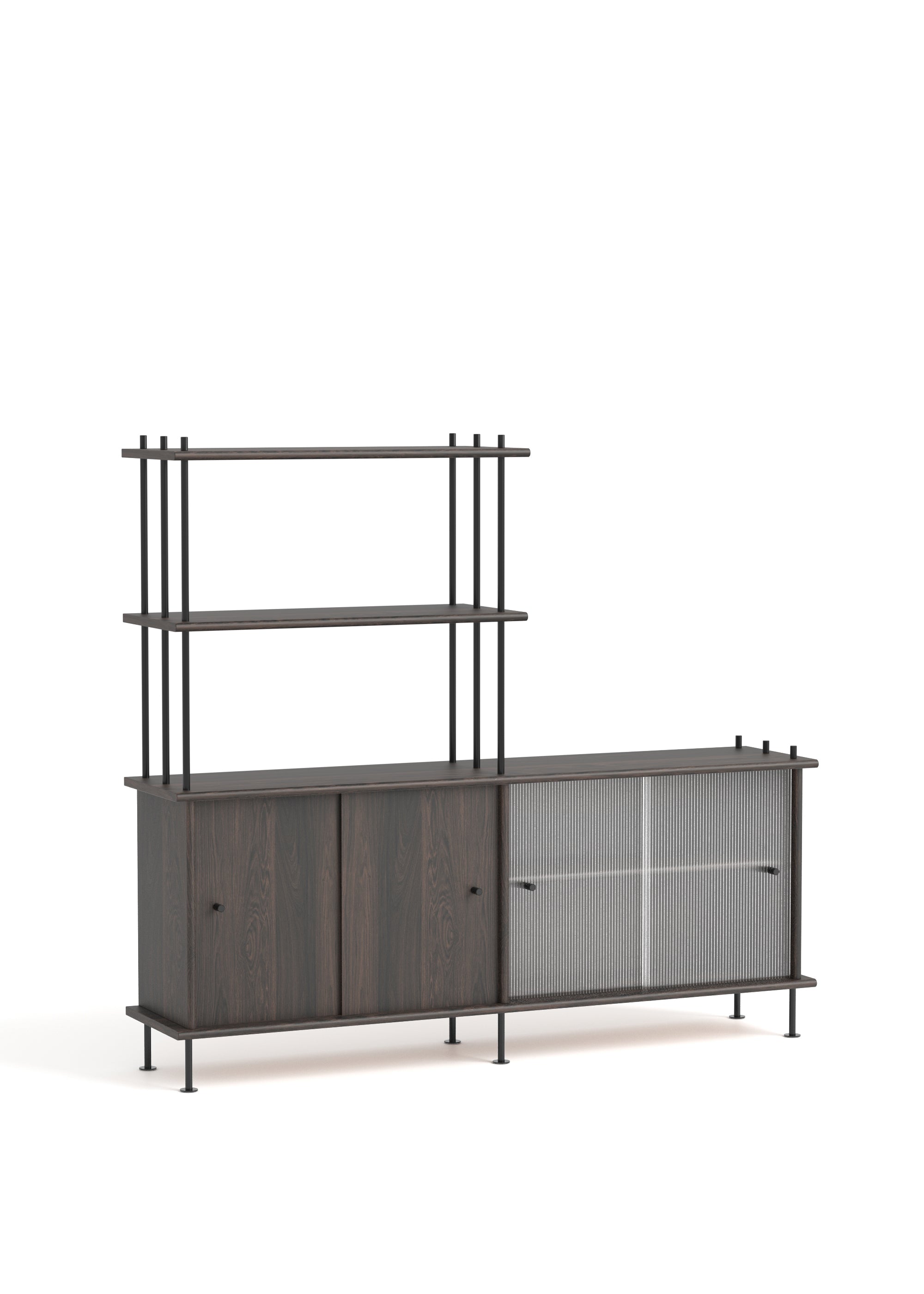 BAVA 160 Cabinet in Ebony Oak Wood