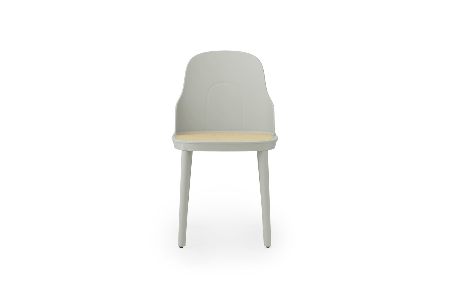 Allez PP Stuhl warm grau mit Weiden