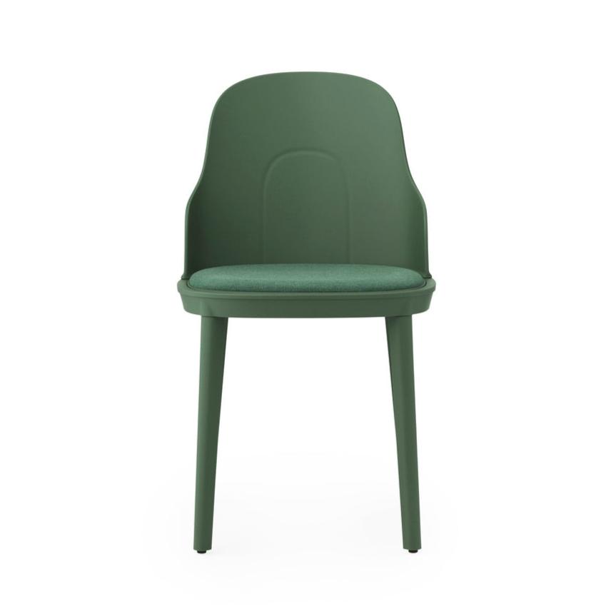 Allez PP Green Stuhl mit Hauptlinie Flachspolster