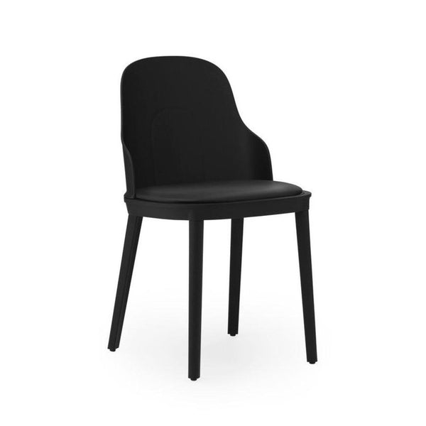 Allez PP Black chair with Ultra leather upholstery