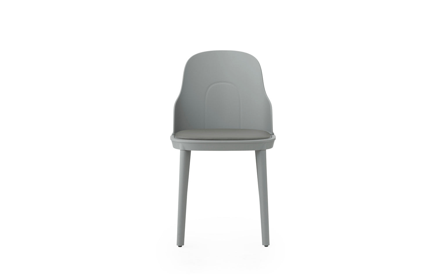 Allez Stuhl PP Grey mit Ultra Leder -Polster