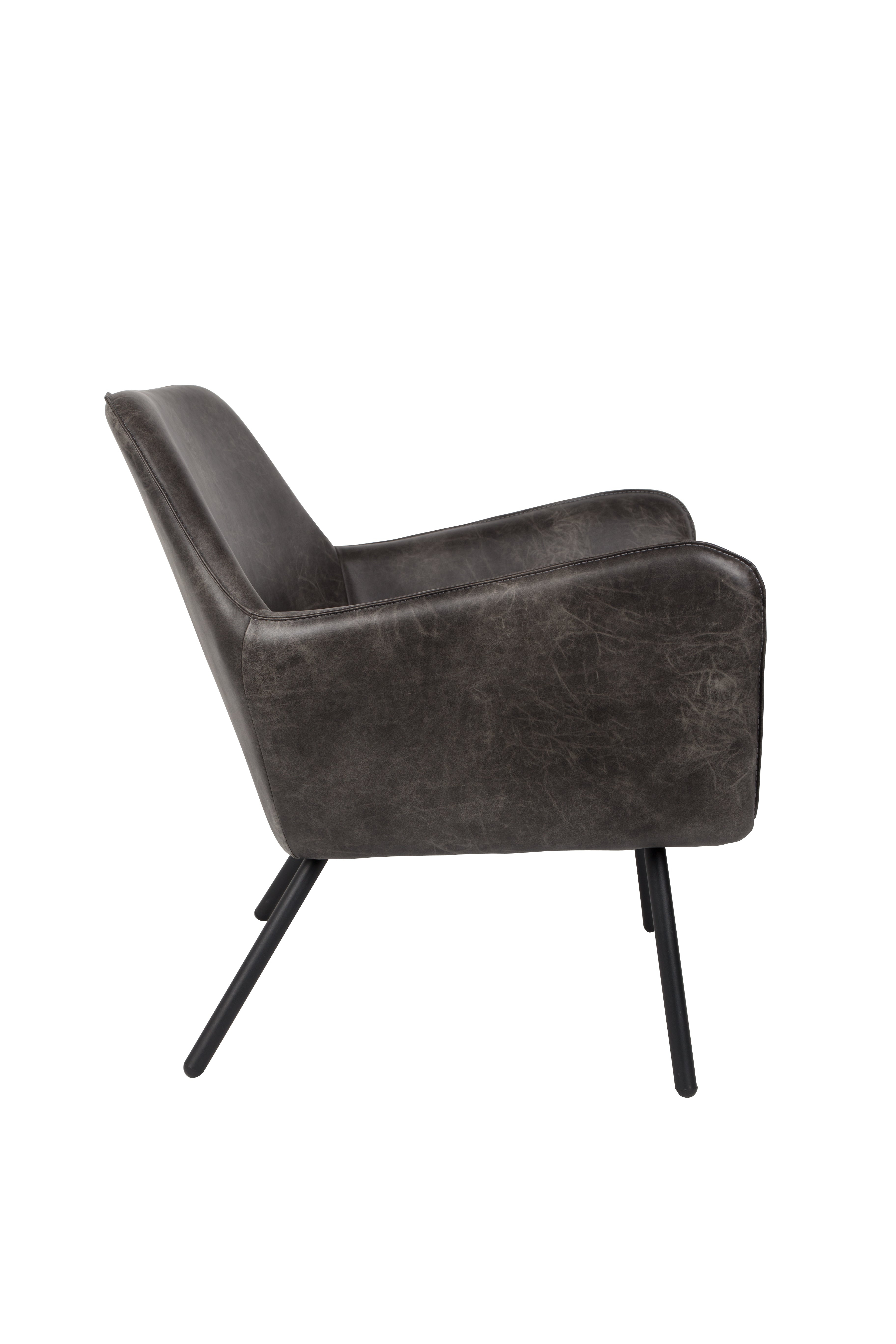 Dark gray ecosary voucher armchair