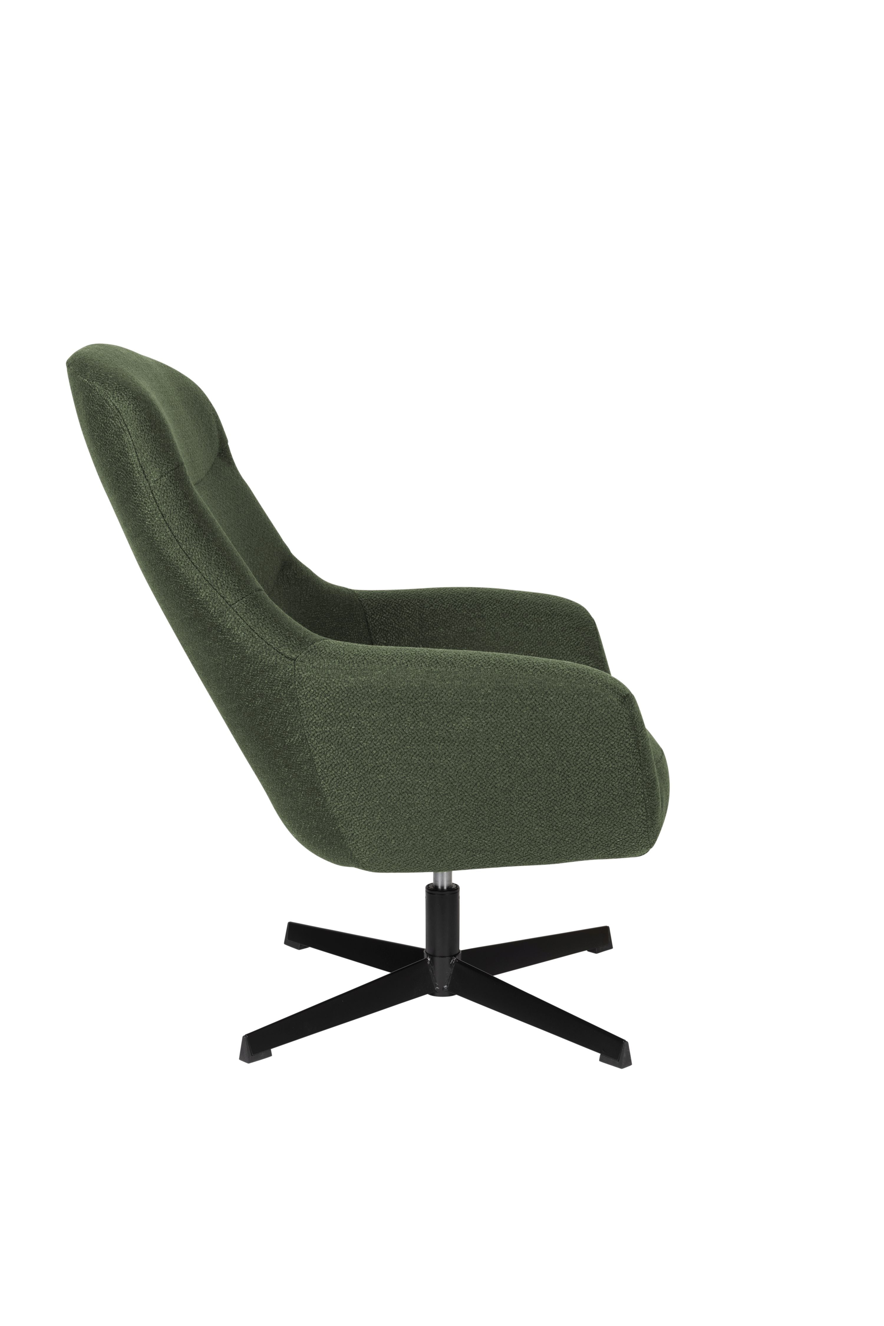 Yuki green swivel chair