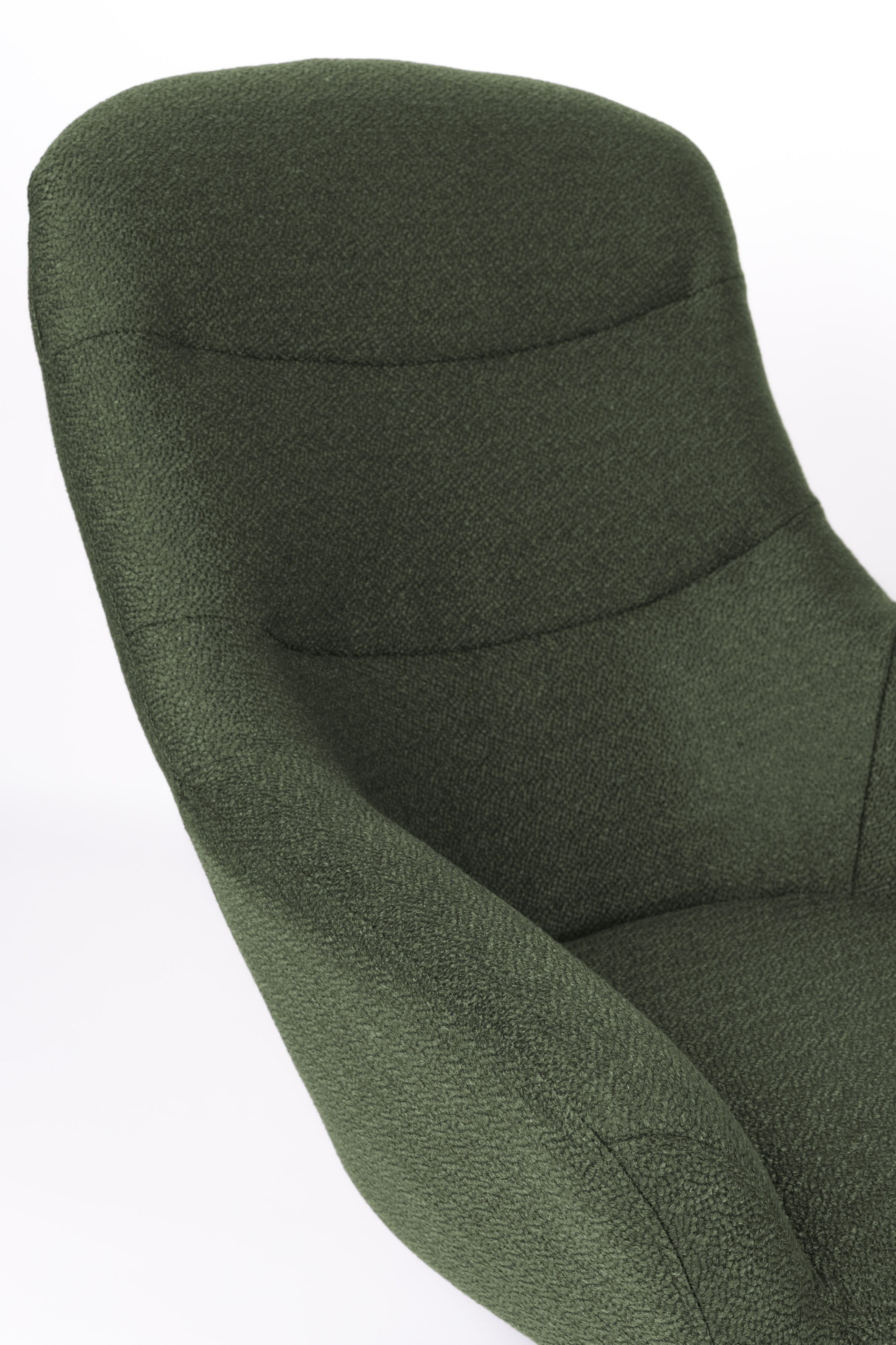 Yuki green swivel chair