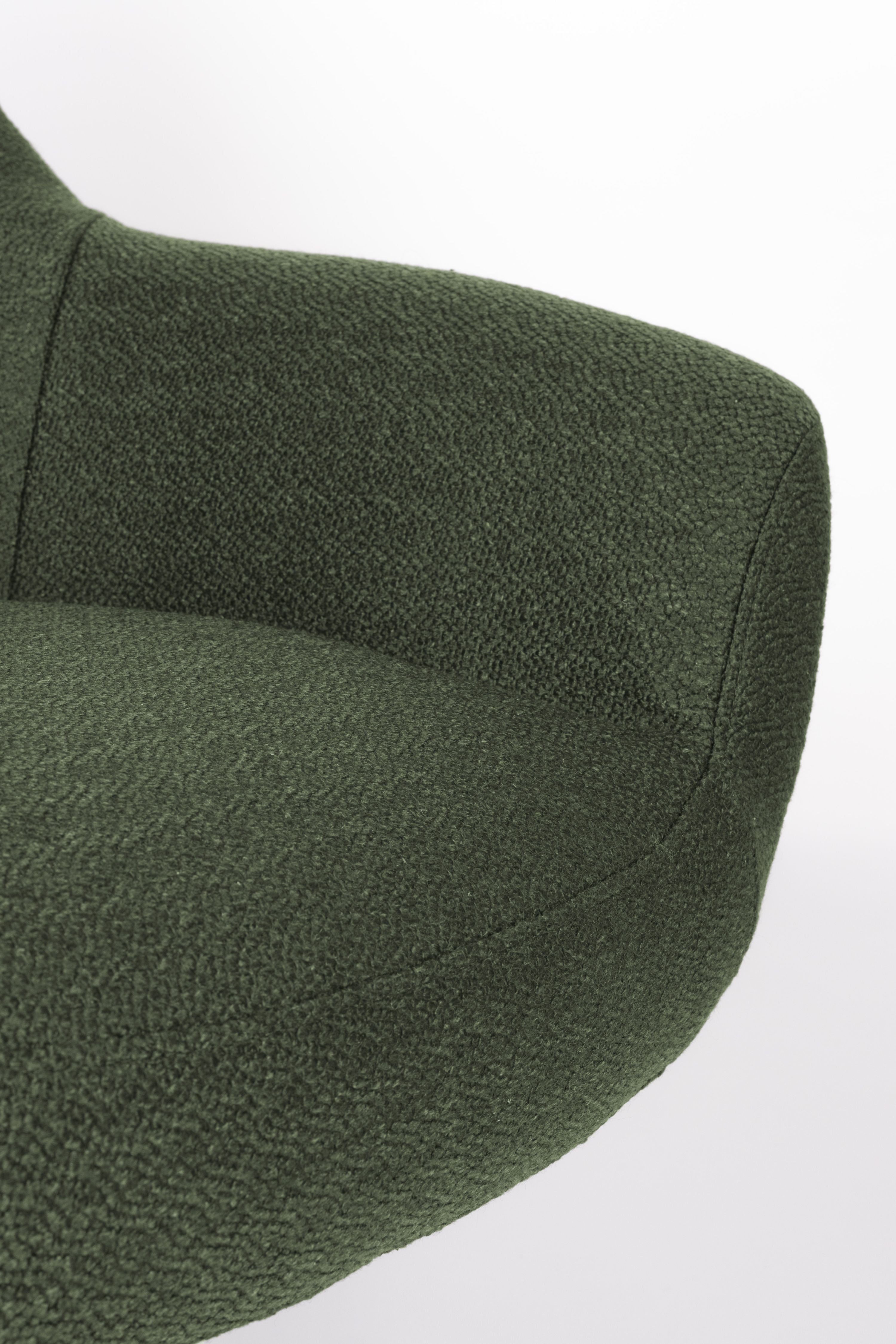 Yuki green swivel chair