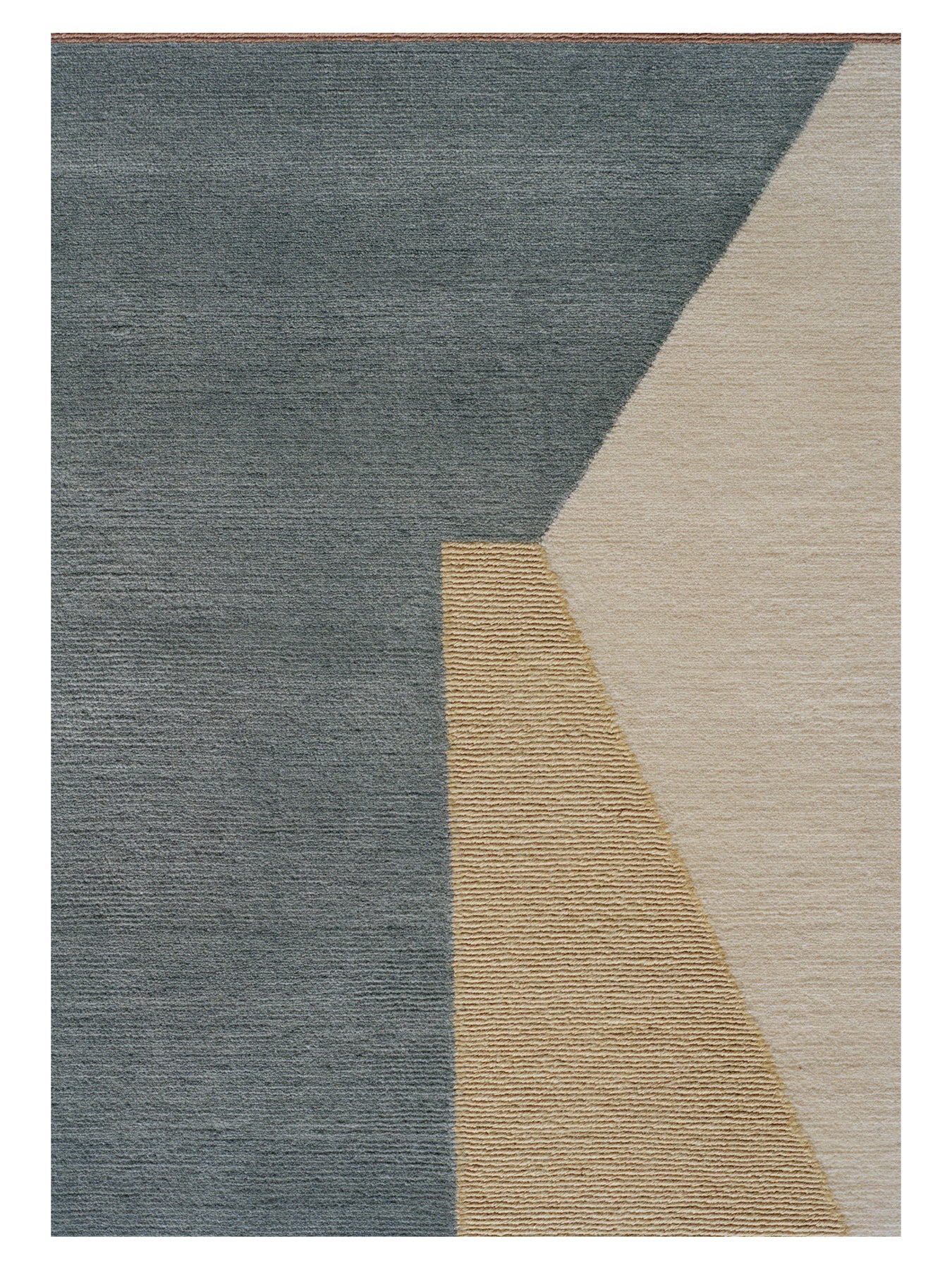 DIFFUSED AURA Rug in Broken Pink with Beige