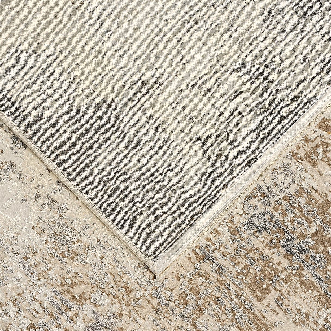 Teppich ROYAL beige mit Braun und Grau