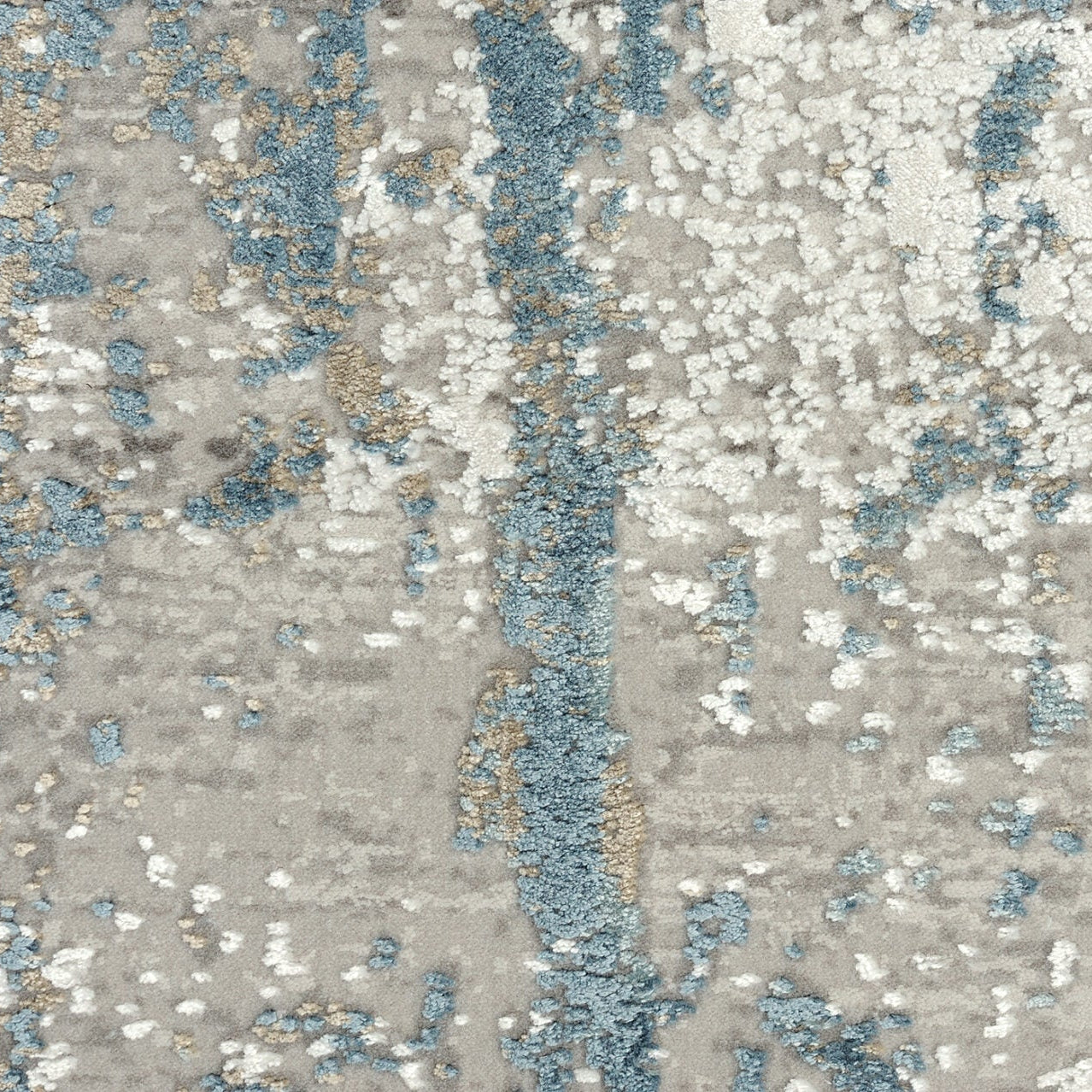 Teppich ROYAL grau mit Blau