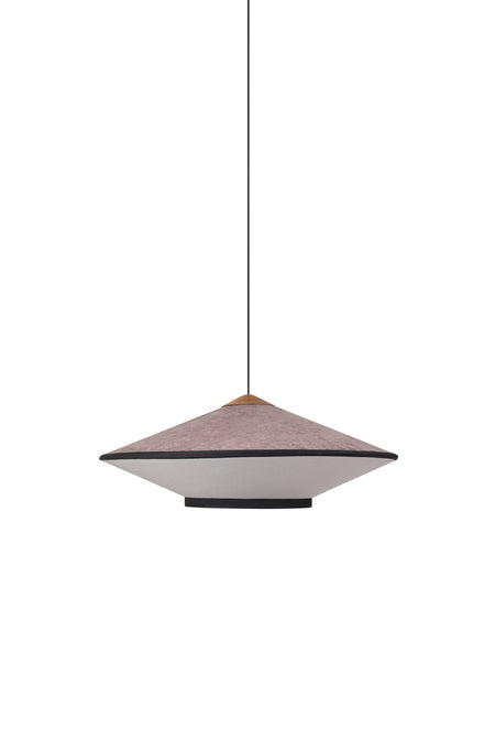 Powder pink pendant lump lamp