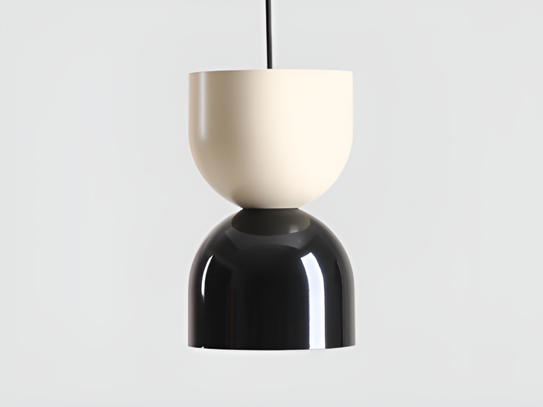 Lampa wisząca LUI kremowy z czarnym
