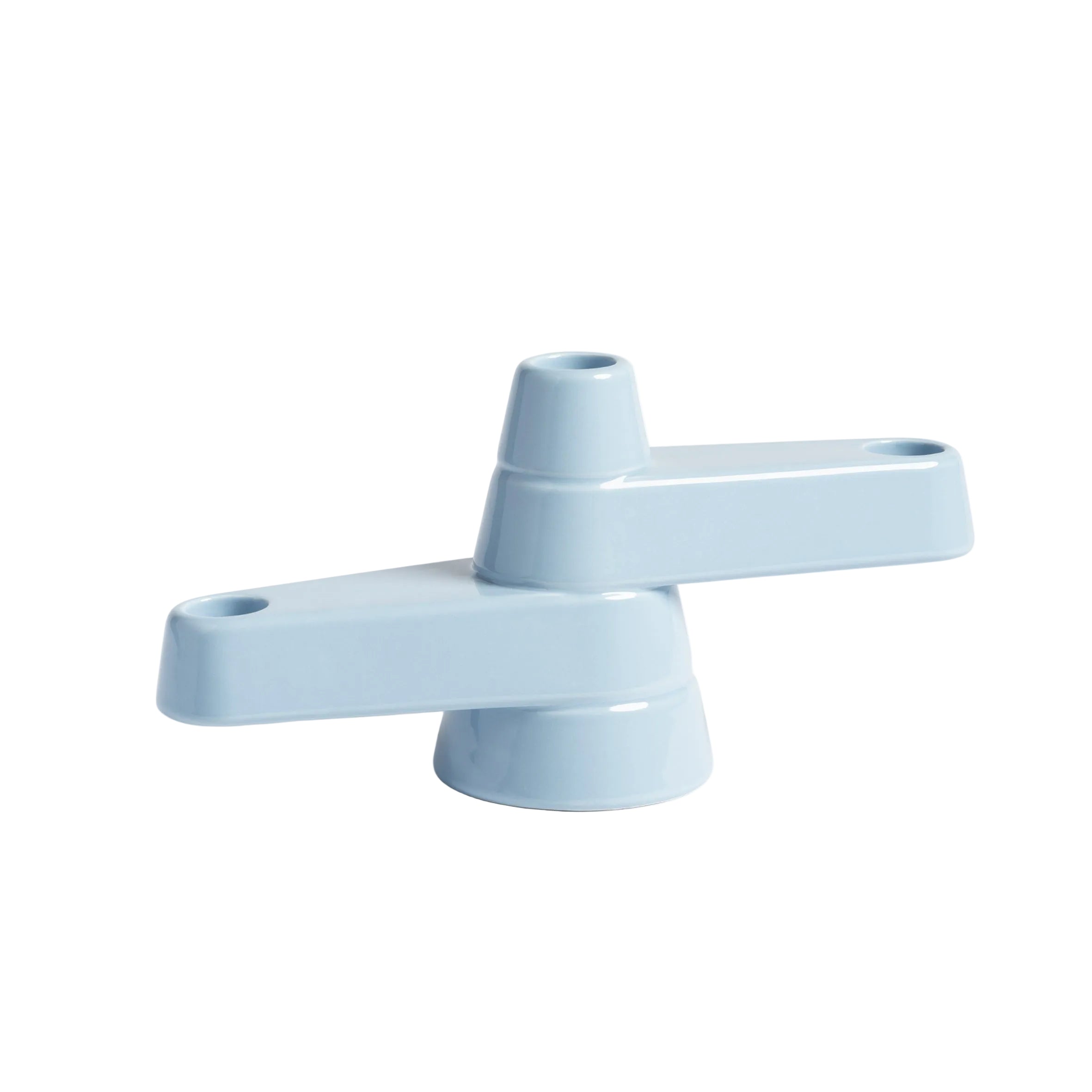 Zweiarmsch candlestick BRUTE blau