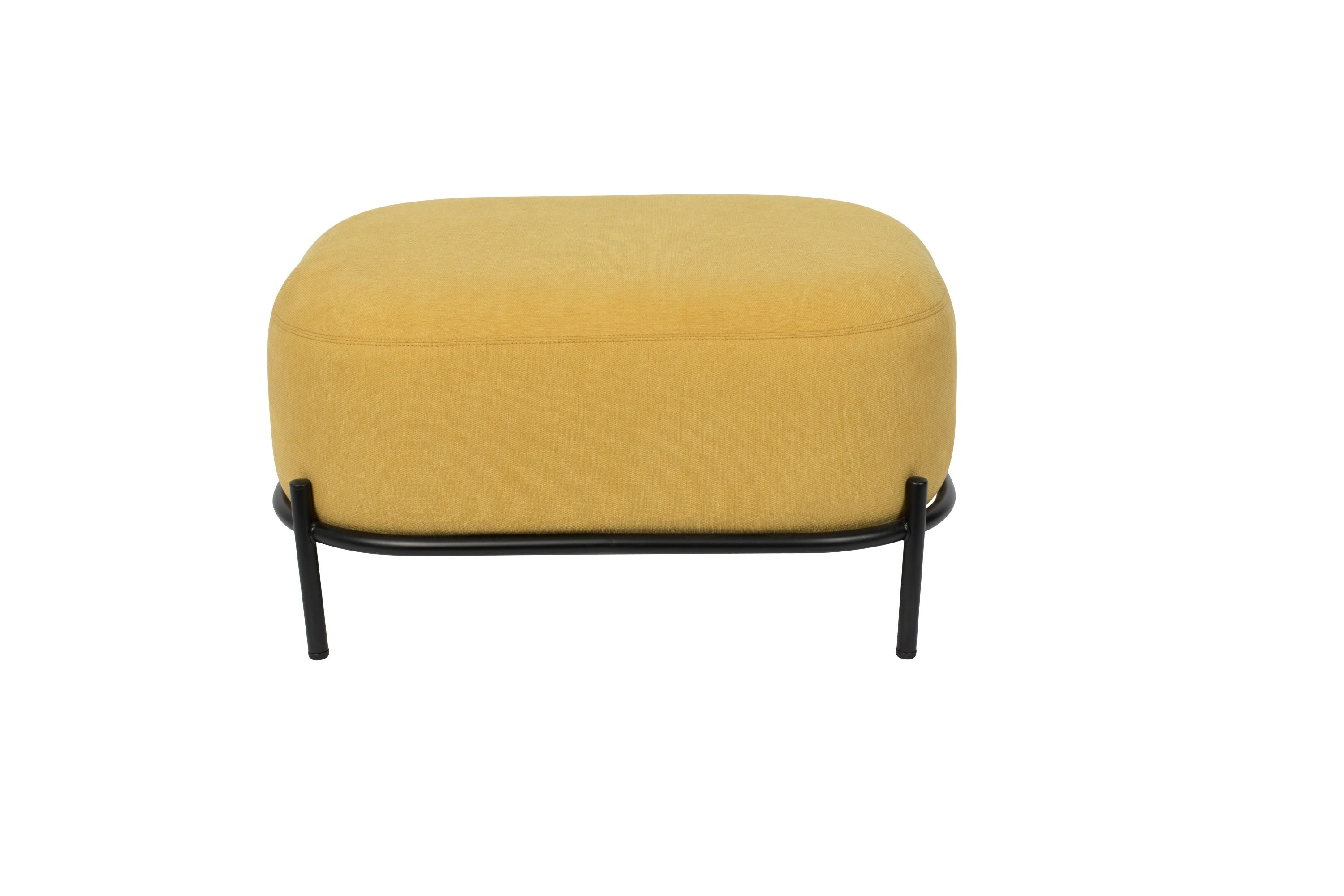 Polly footstool yellow