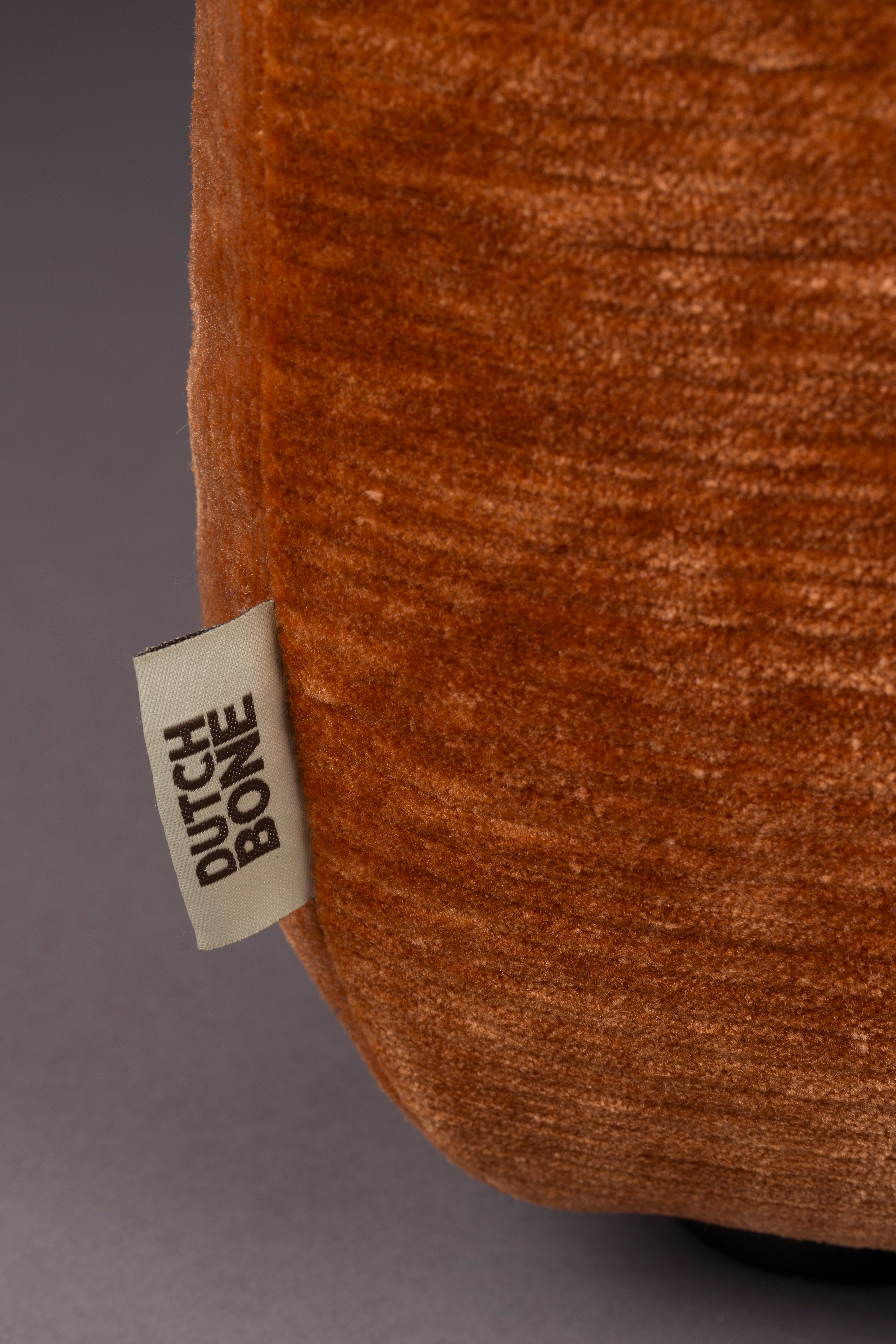 Giada Puff Brown Velvet