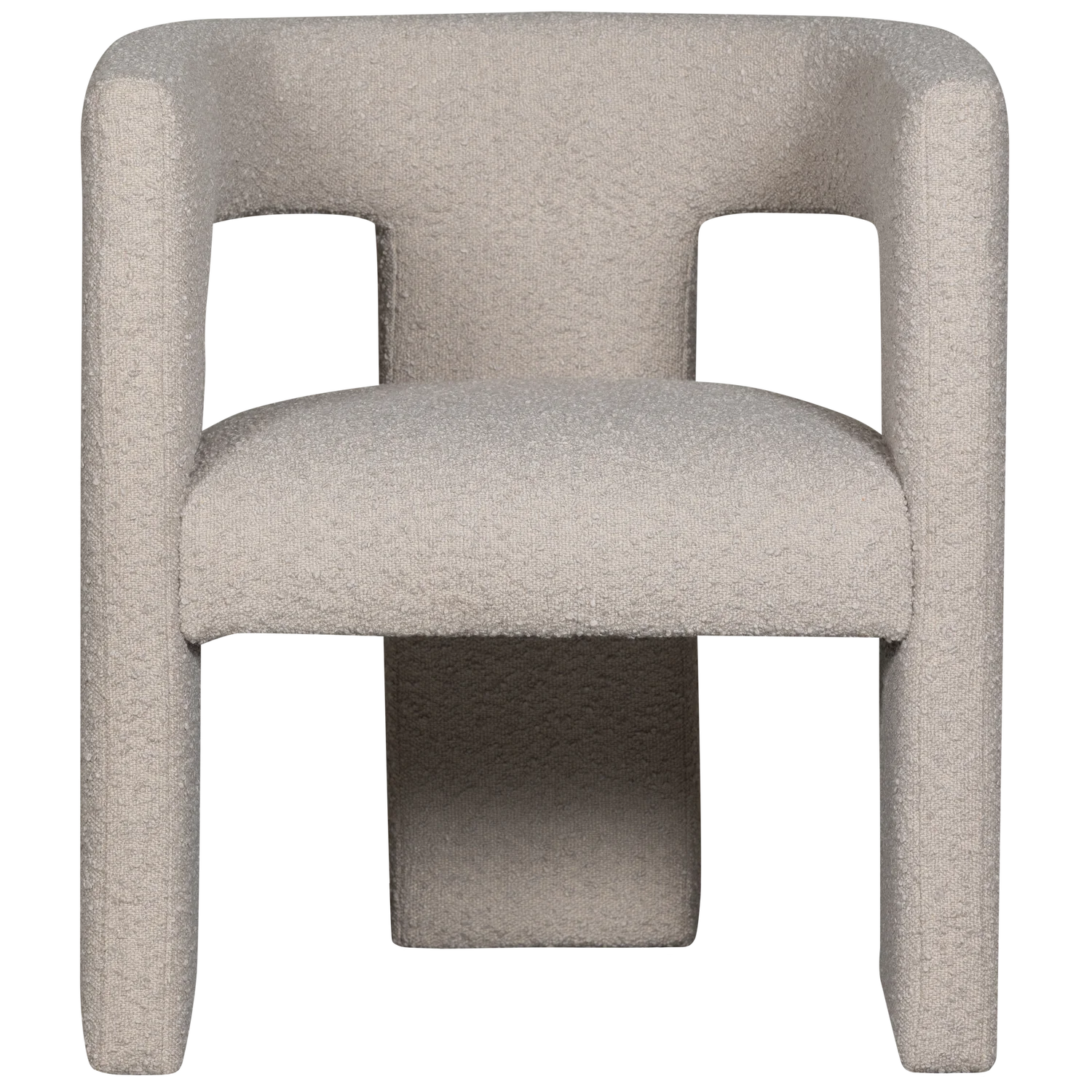 TIWA beige bouclé armchair