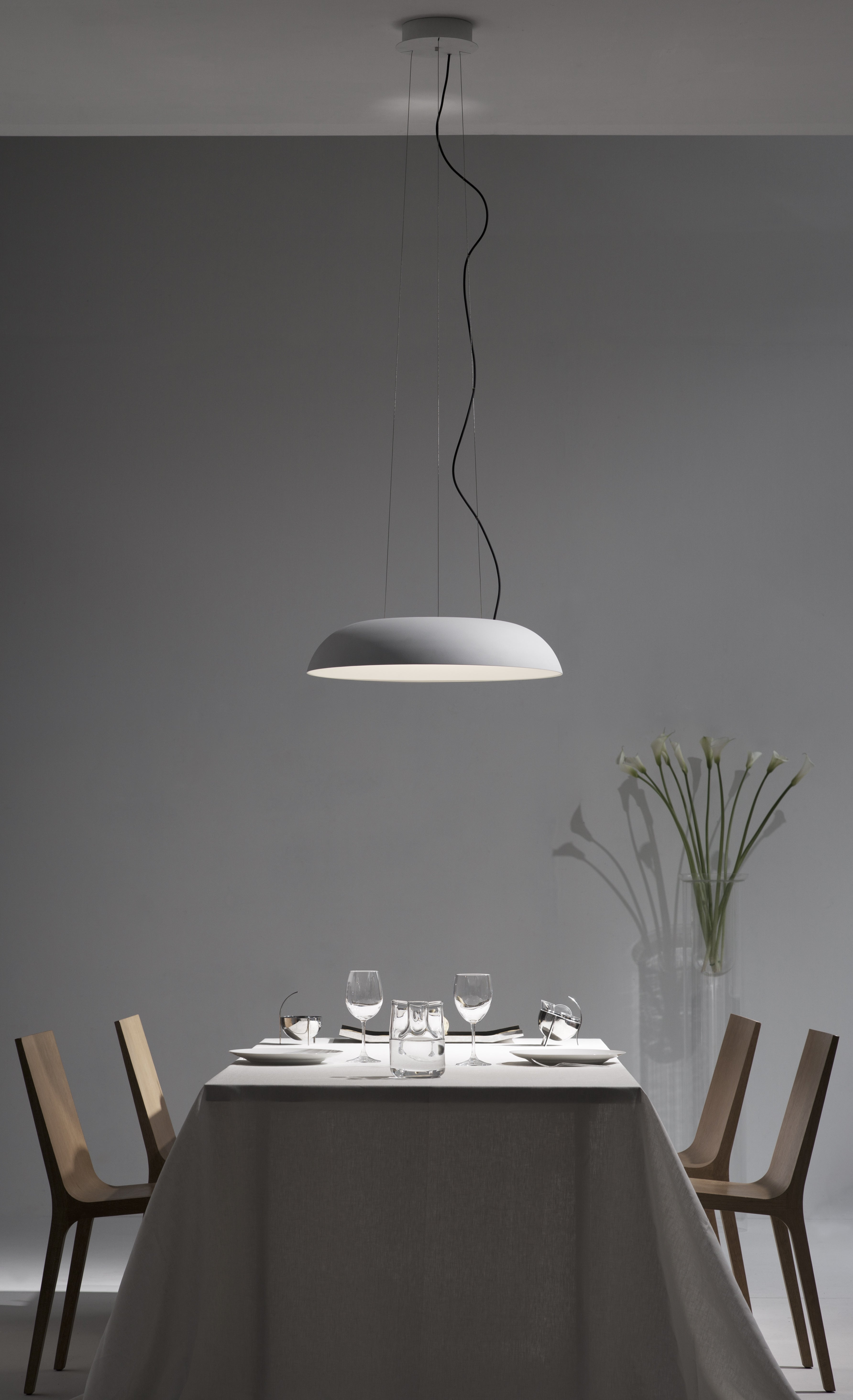 MAGGIOLONE pendant lamp in matte brown