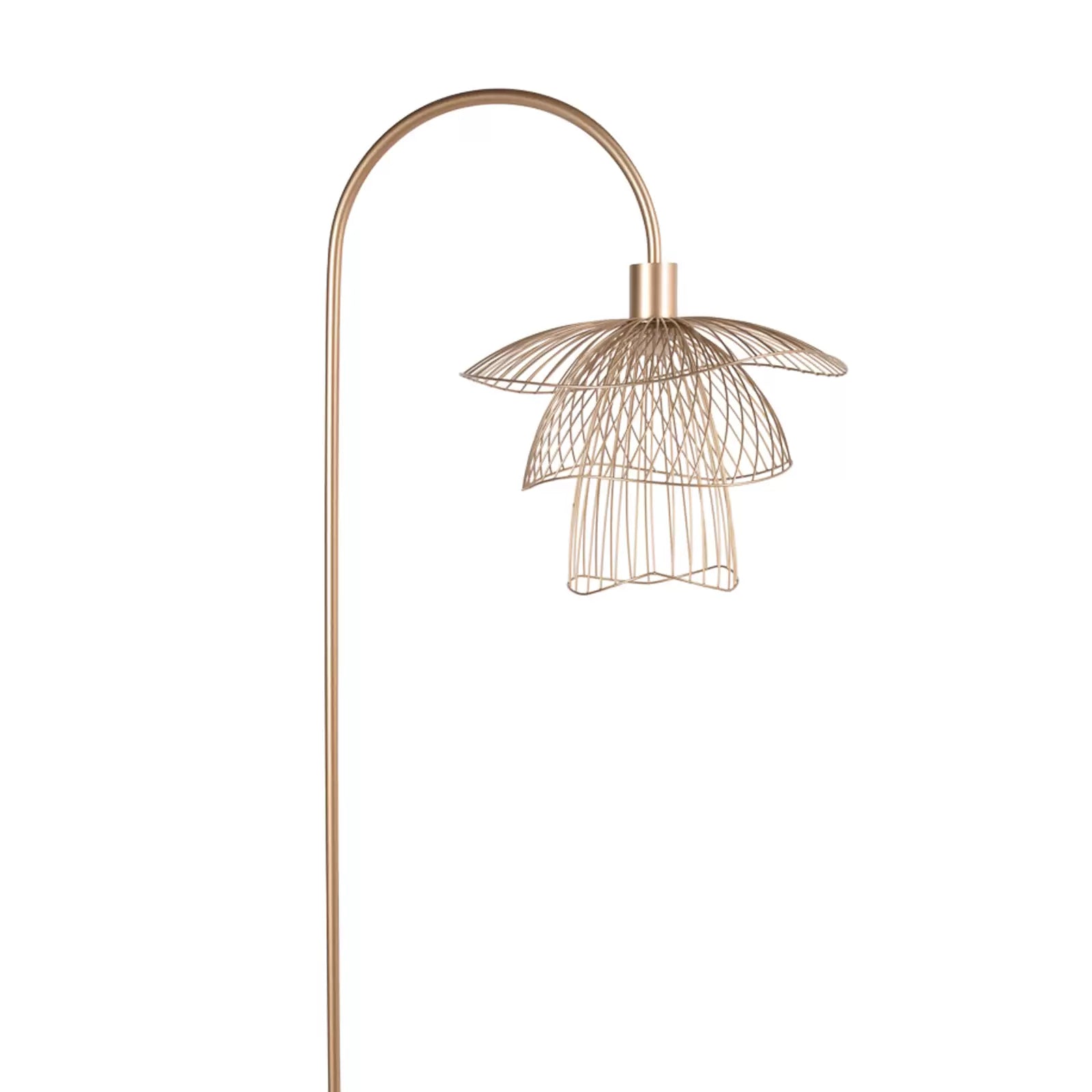 Standing lamp papillon champagne golden