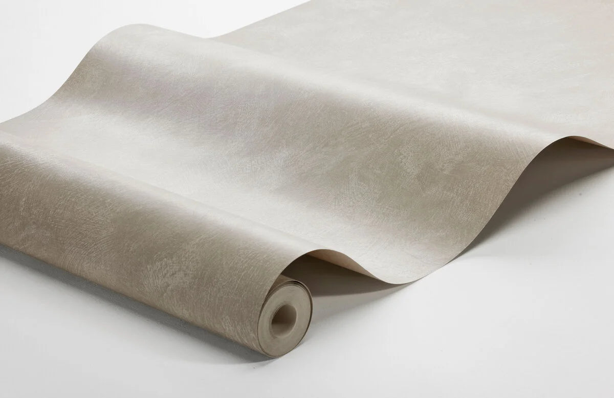 Tapete, die Gips imitiert, PAINTER’S WALL, gedämpftes Beige