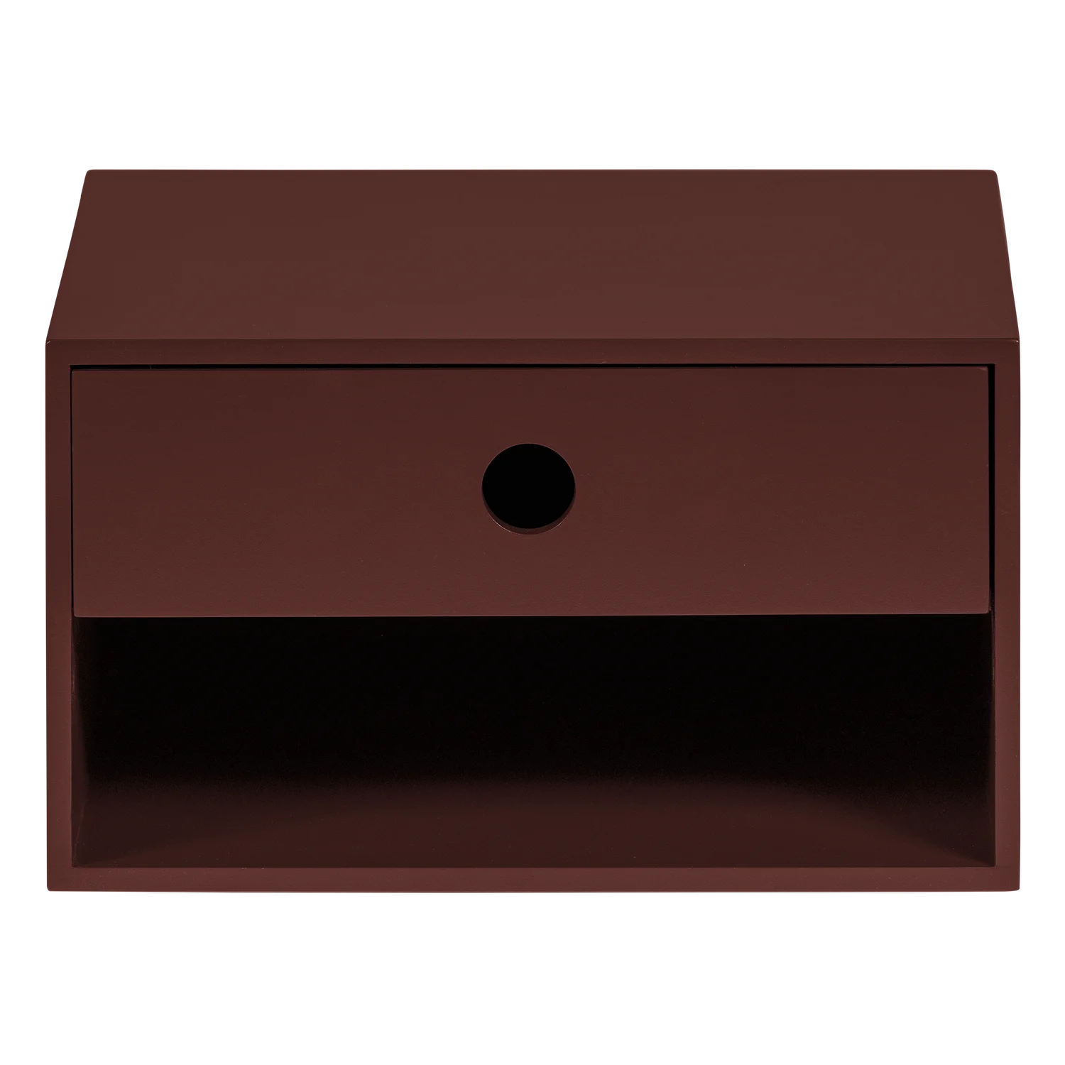 NANCY Burgundy Wall-Mounted Nightstand